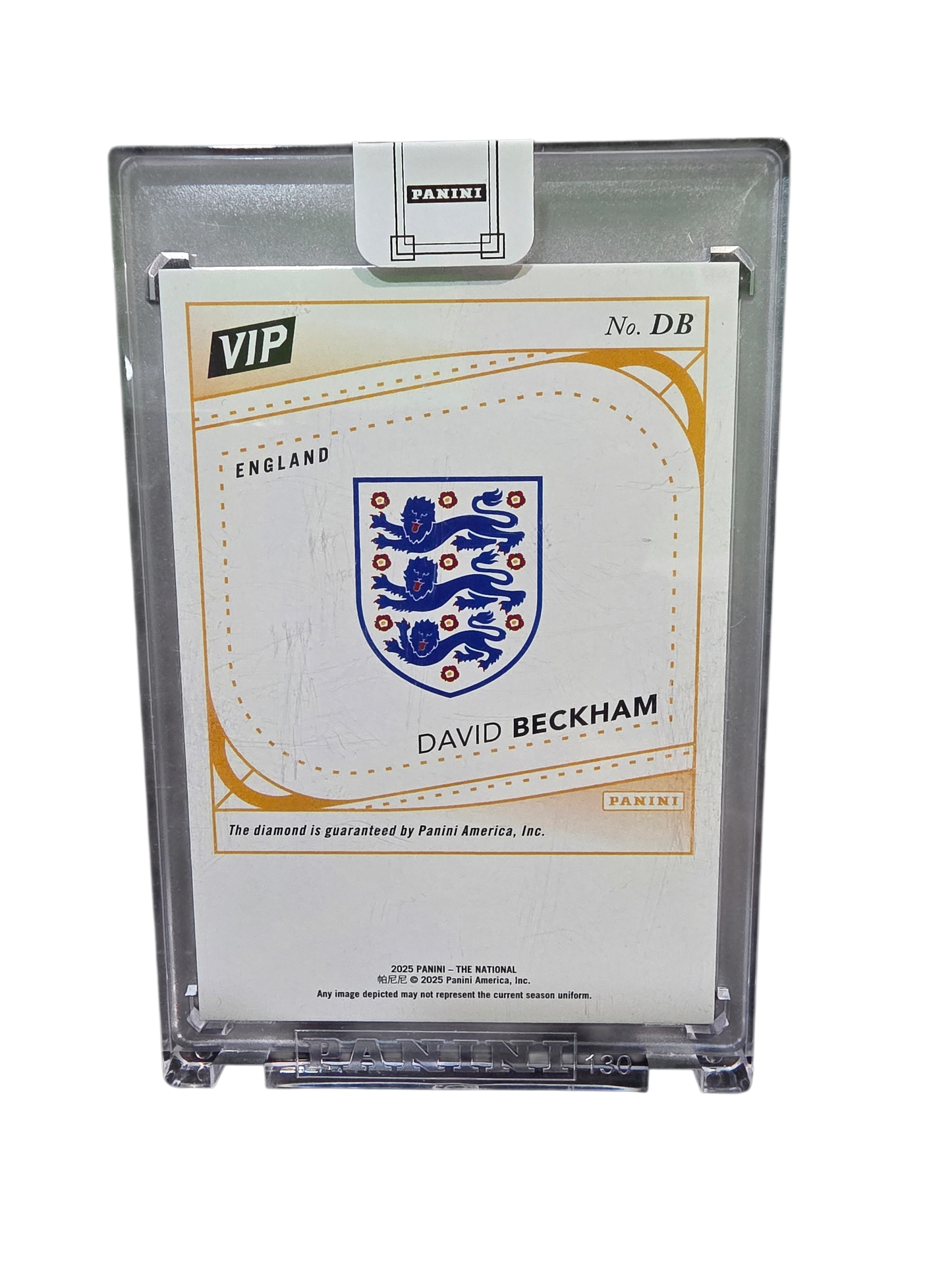2025 Panini VIP David Beckham #DB diamond 1/1 product hit