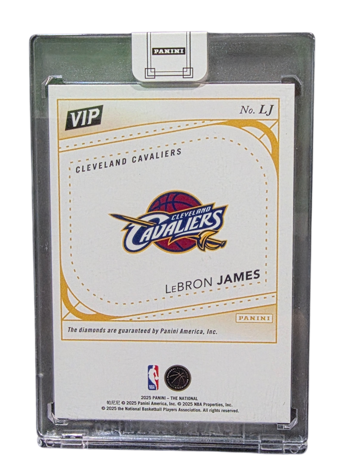2025 Panini VIP LeBron James #LJ dual diamond 1/1 - $18k box product hit