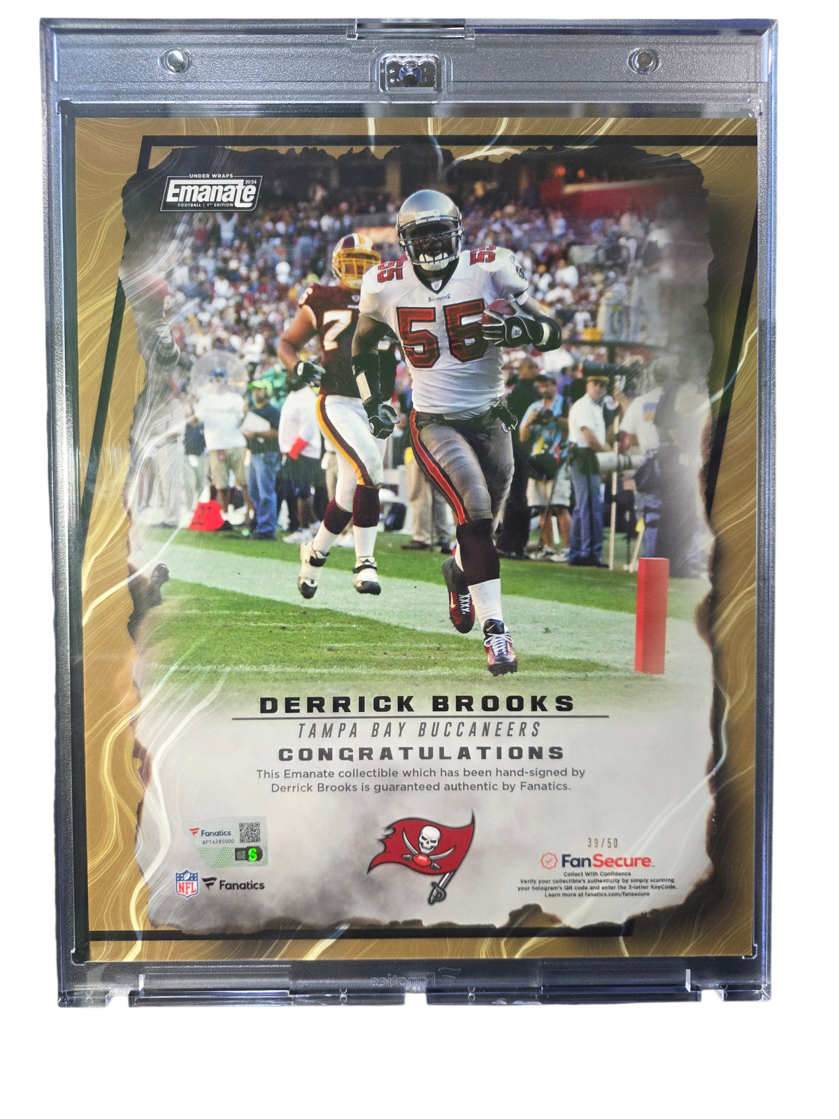 2024 Fanatics Emanate Derrick Brooks 39/50
