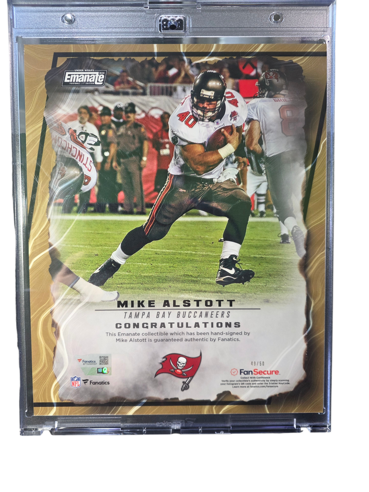 2024 Fanatics Emanate Mike Alstott 49/50