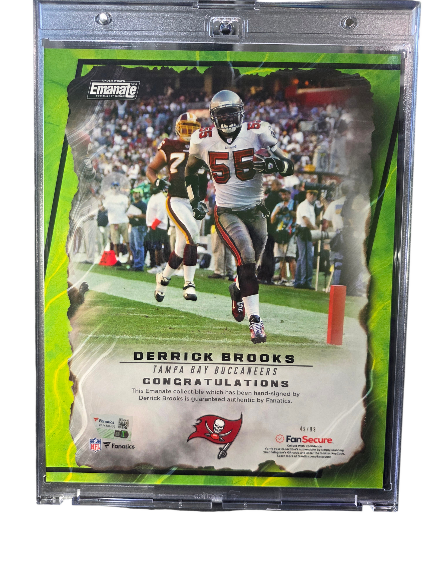 2024 Fanatics Emanate Derrick Brooks 49/99