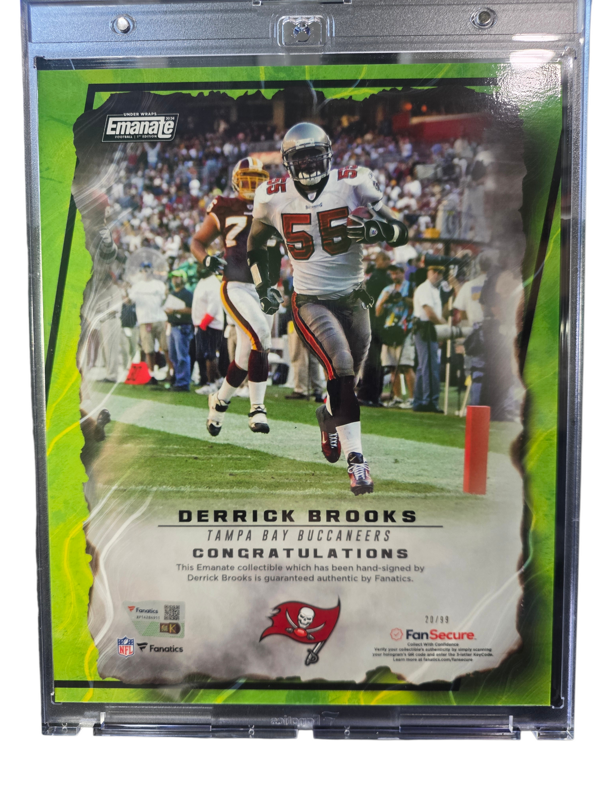 2024 Fanatics Emanate Derrick Brooks 20/99
