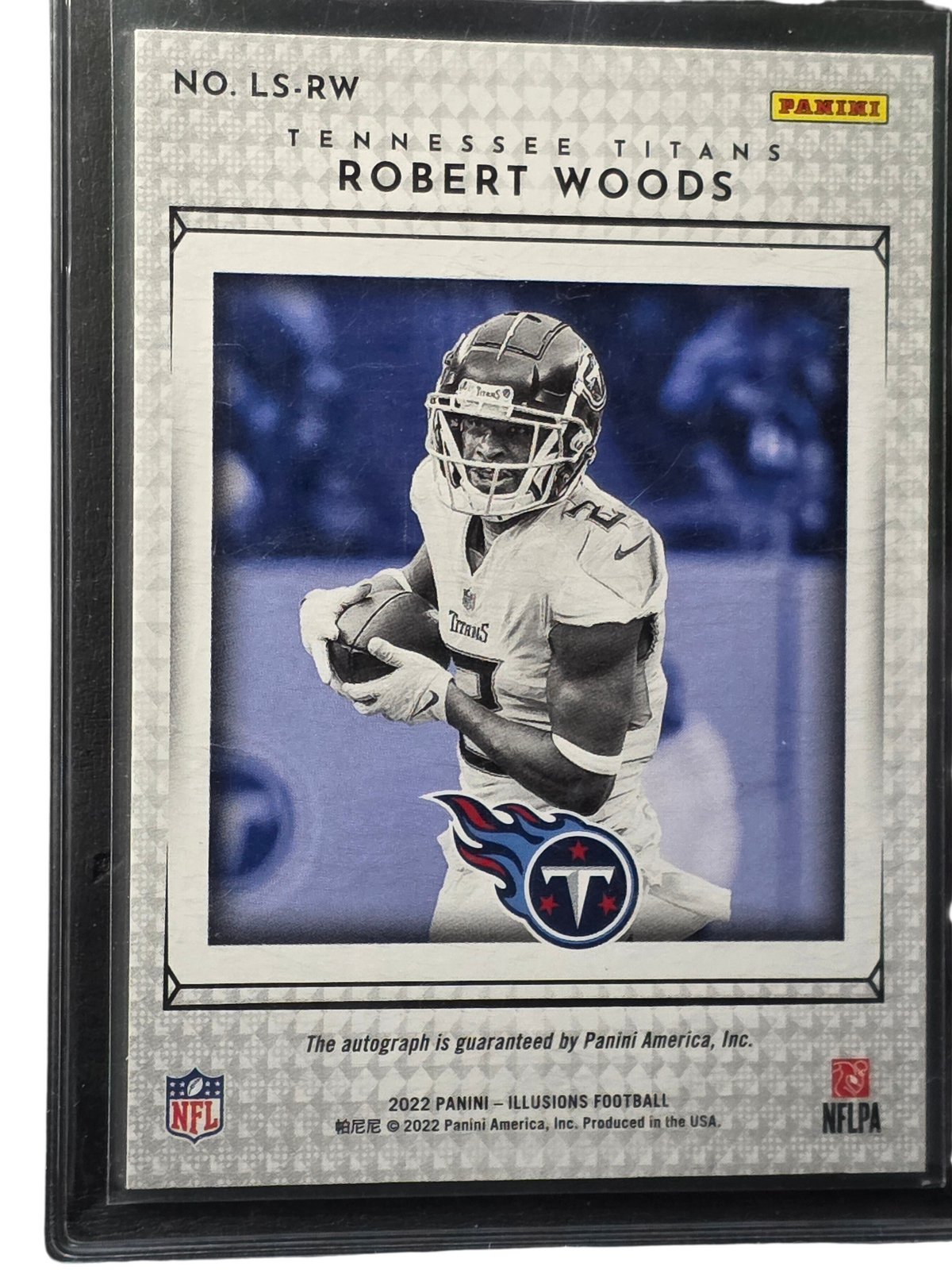 2022 Panini Illusions Limelight Signatures Robert Woods #LS-RW 05/15