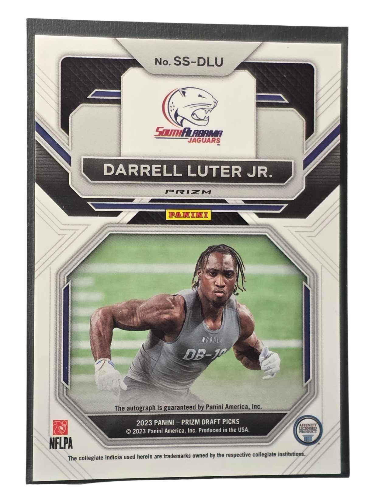 2023 Panini Prizm Draft Picks Sensational Signatures Darrell Luter Jr. #SS-DLU
