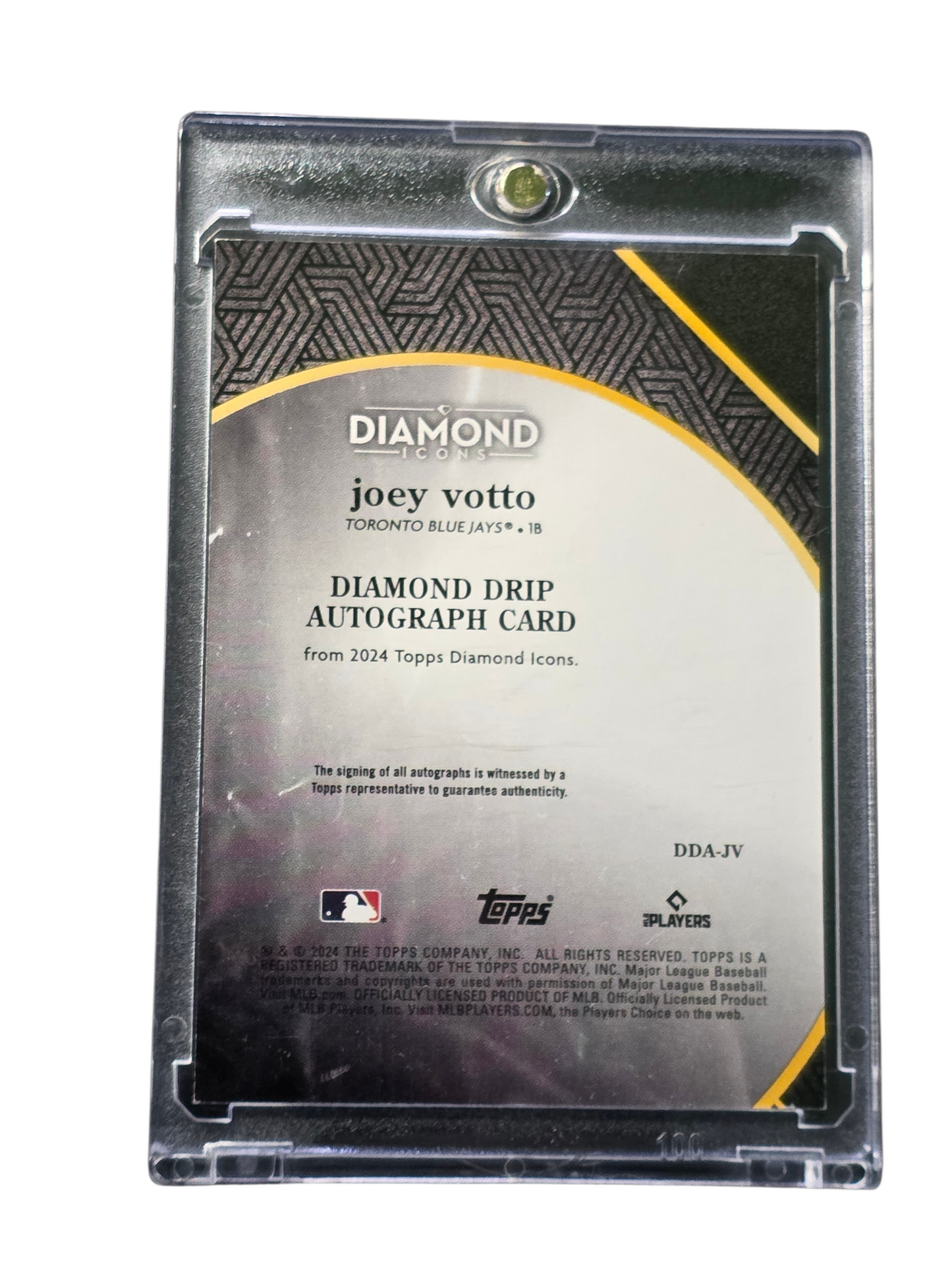 2024 Topps Diamond Icons Diamond Drip Autographs Joey Votto #DDA-JV 06/10