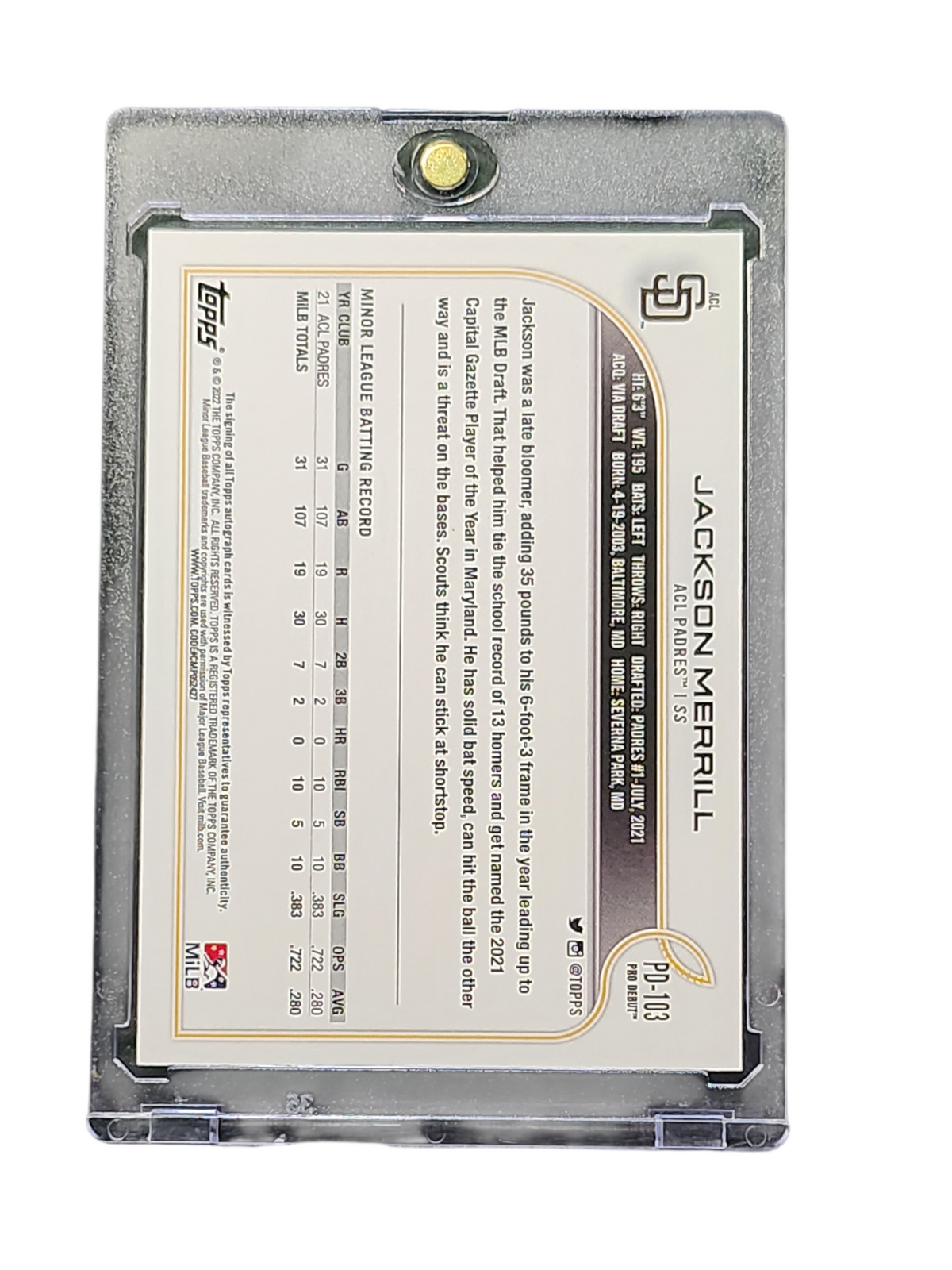2024 Topps Jackson Merrill