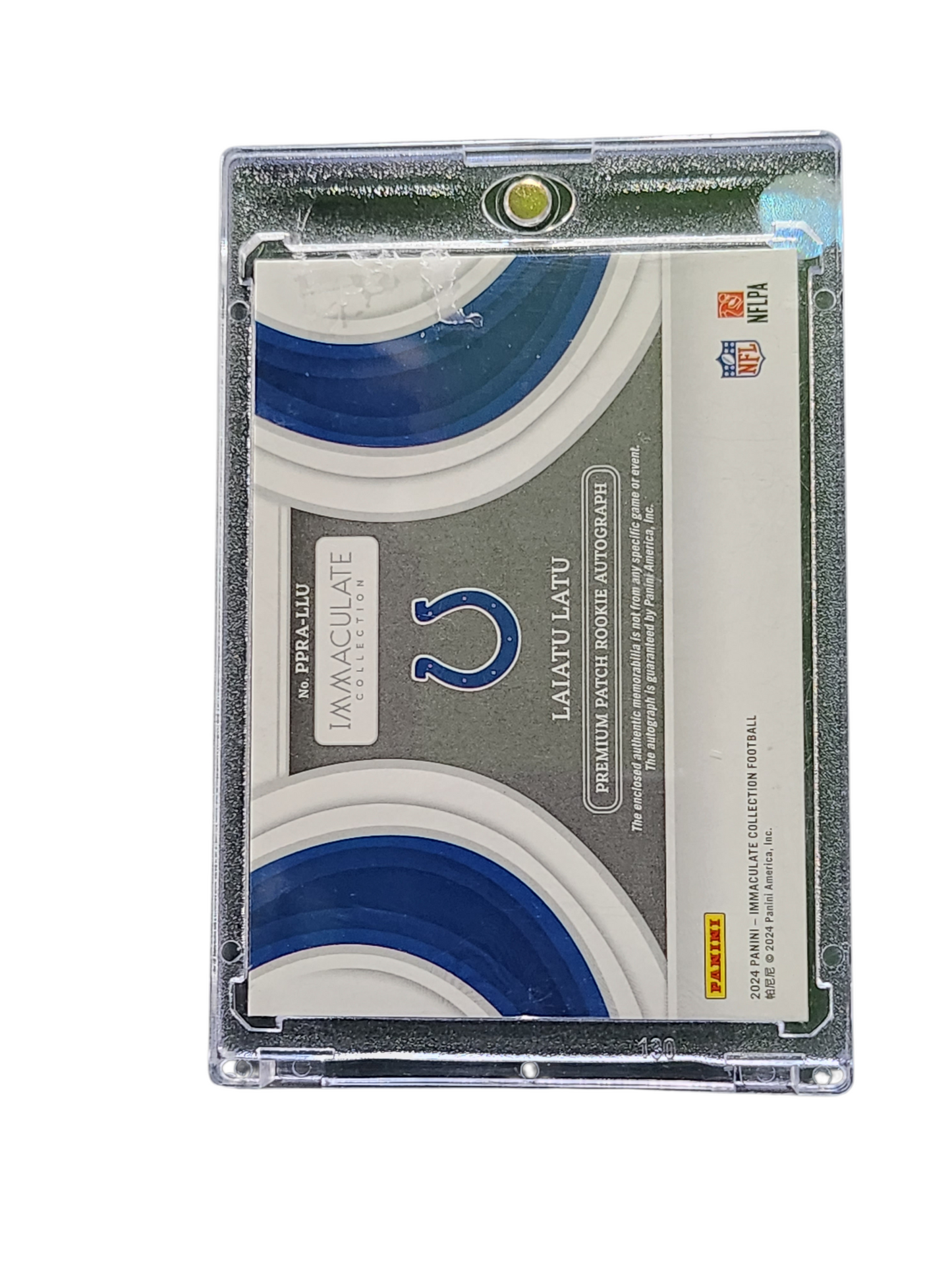 2024 Panini Immaculate Collection Laiatu Latu #PPRA-LLU 07/99 Patch RC