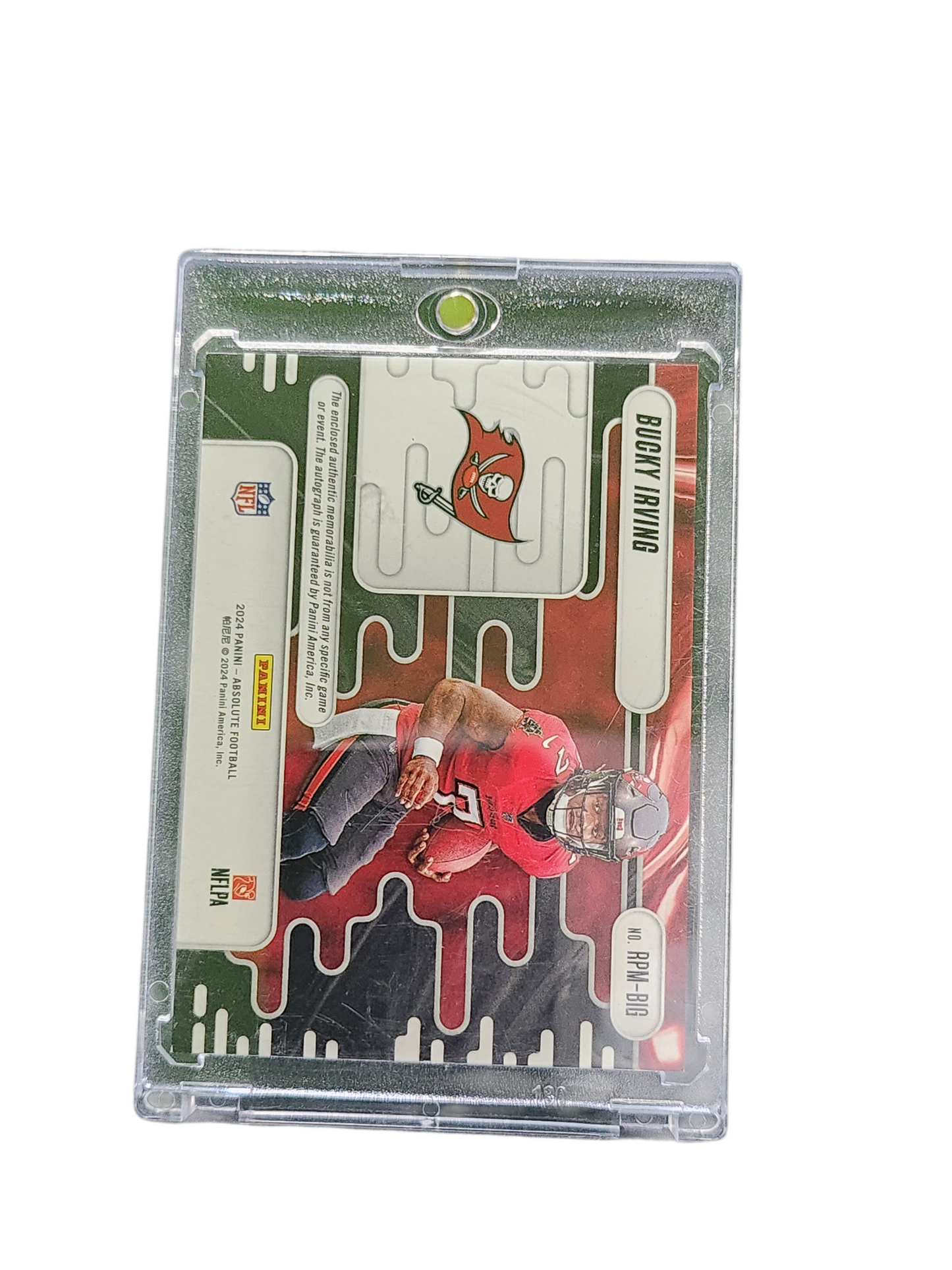 2024 Panini Absolute Football Bucky Irving #RPM-BIG Triple Premiere Materials RC