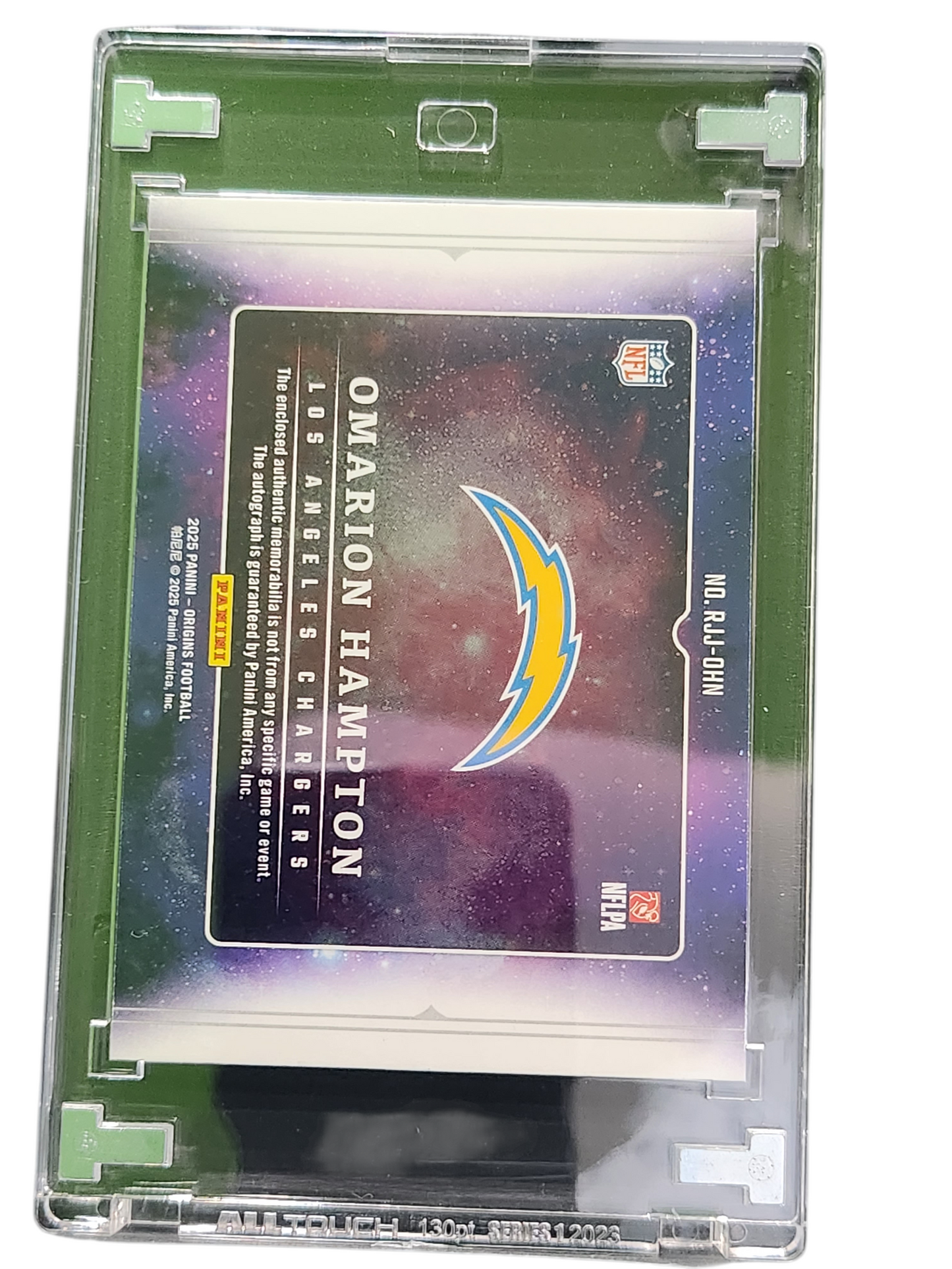 2025 Panini Origins Omarion Hampton #RJJ-OHN Patch RC Jersey