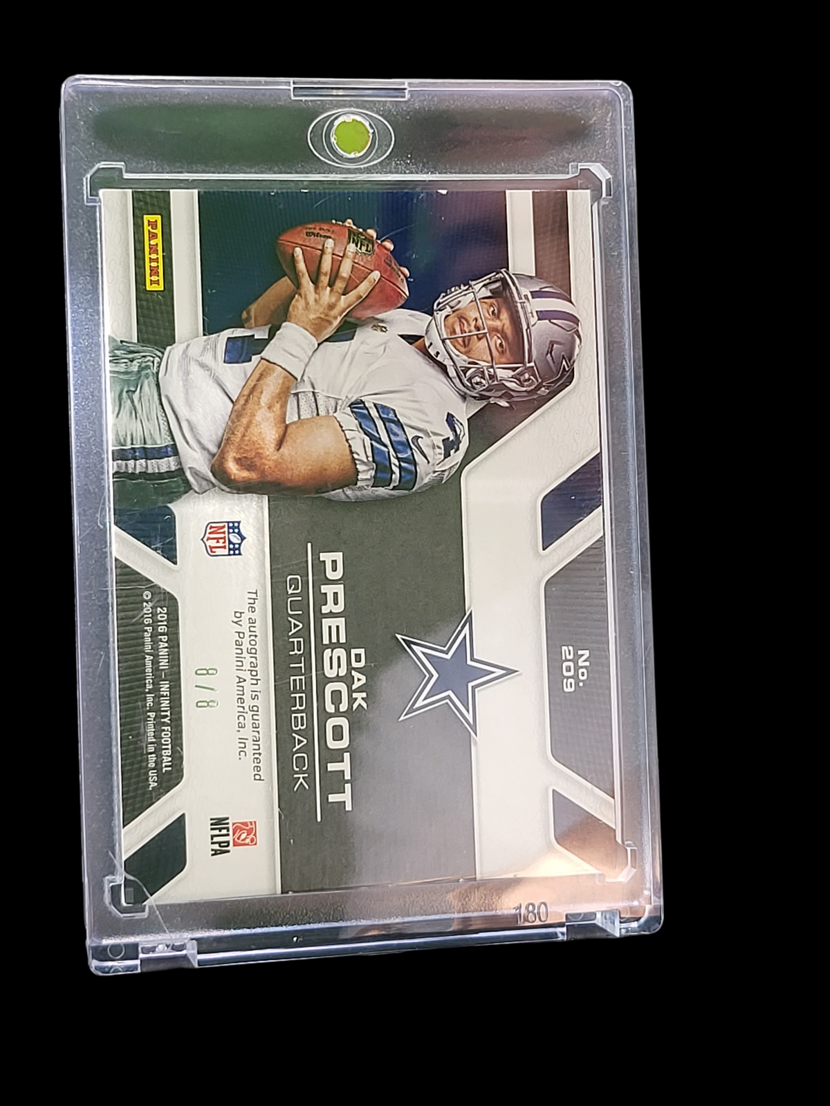 2016 Panini Infinity Dak Prescott #209 8 / 8