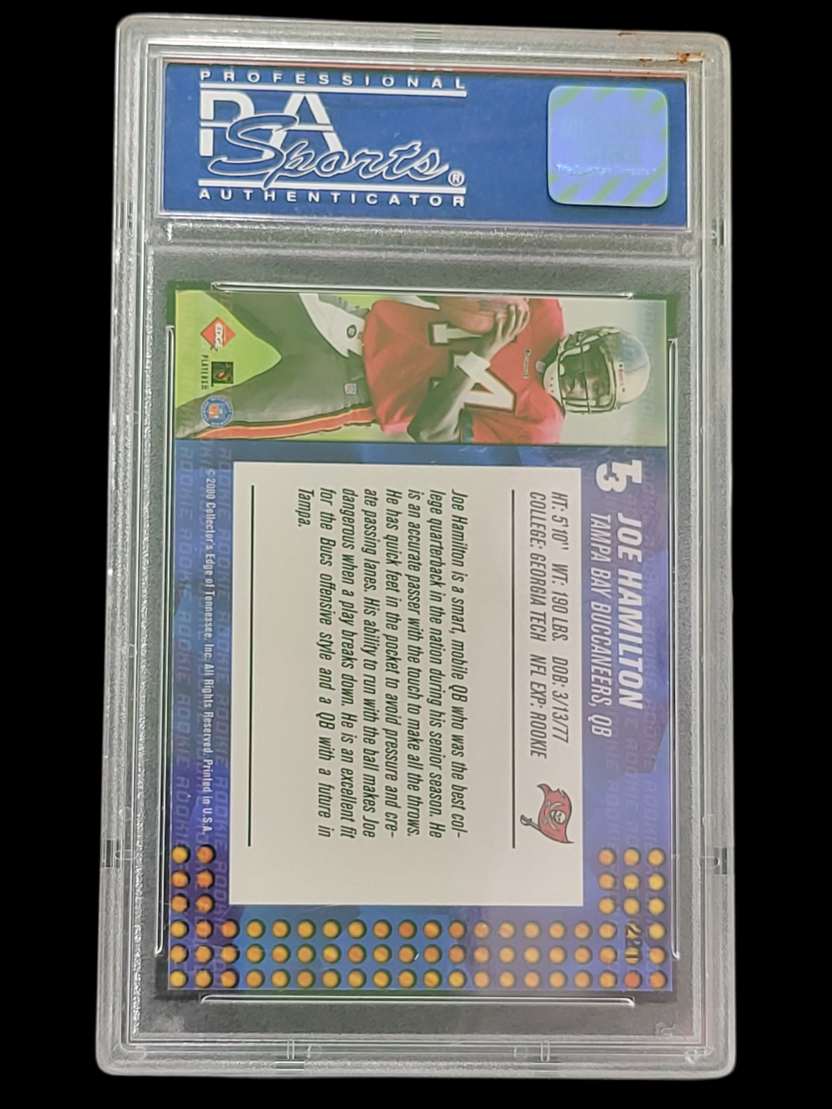 2000 Collector's Edge T3 Retail Joe Hamilton #221 PSA 9