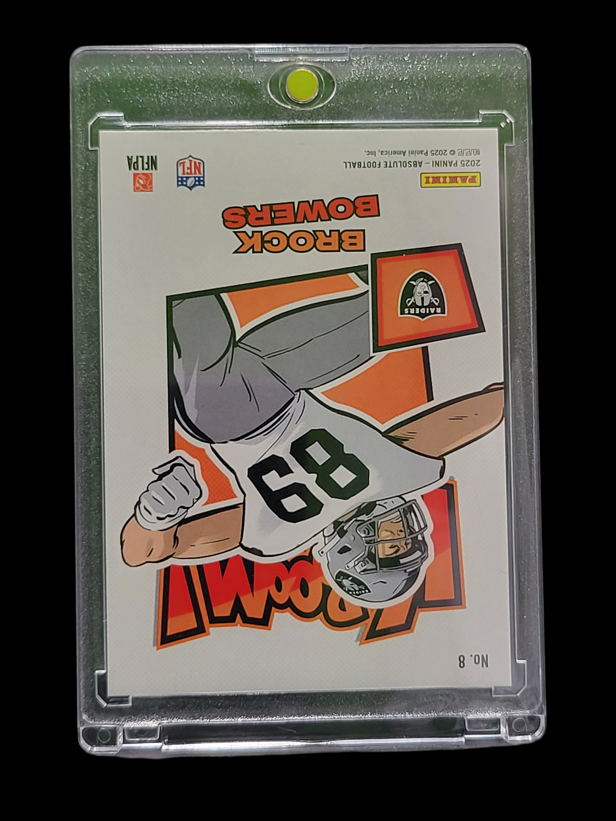 2025 Panini Absolute Kaboom! Brock Bowers #8 Horizontal