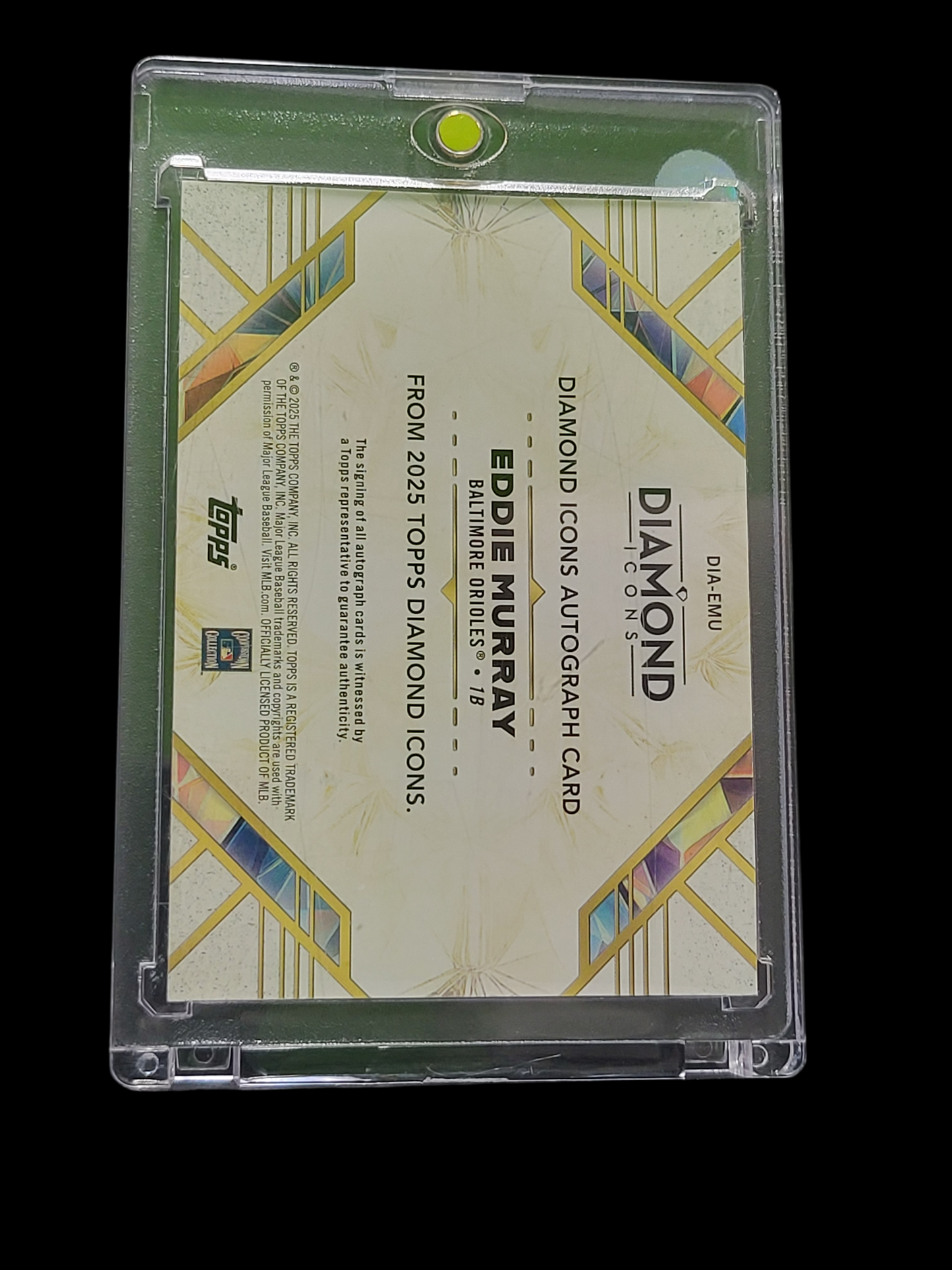 2025 Topps Diamond Icons Eddie Murray #DIA-EMU 10/25