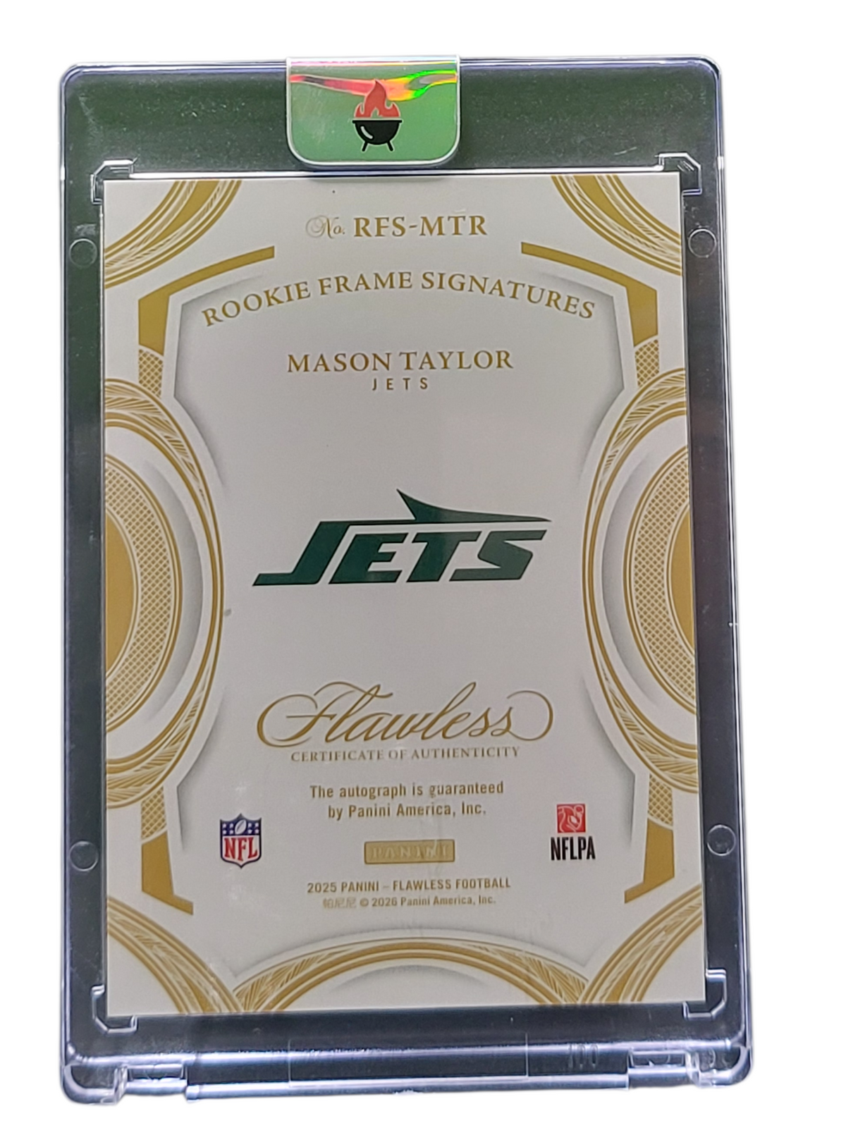 2026 Panini Flawless Mason Taylor #RFS-MTR 03/25