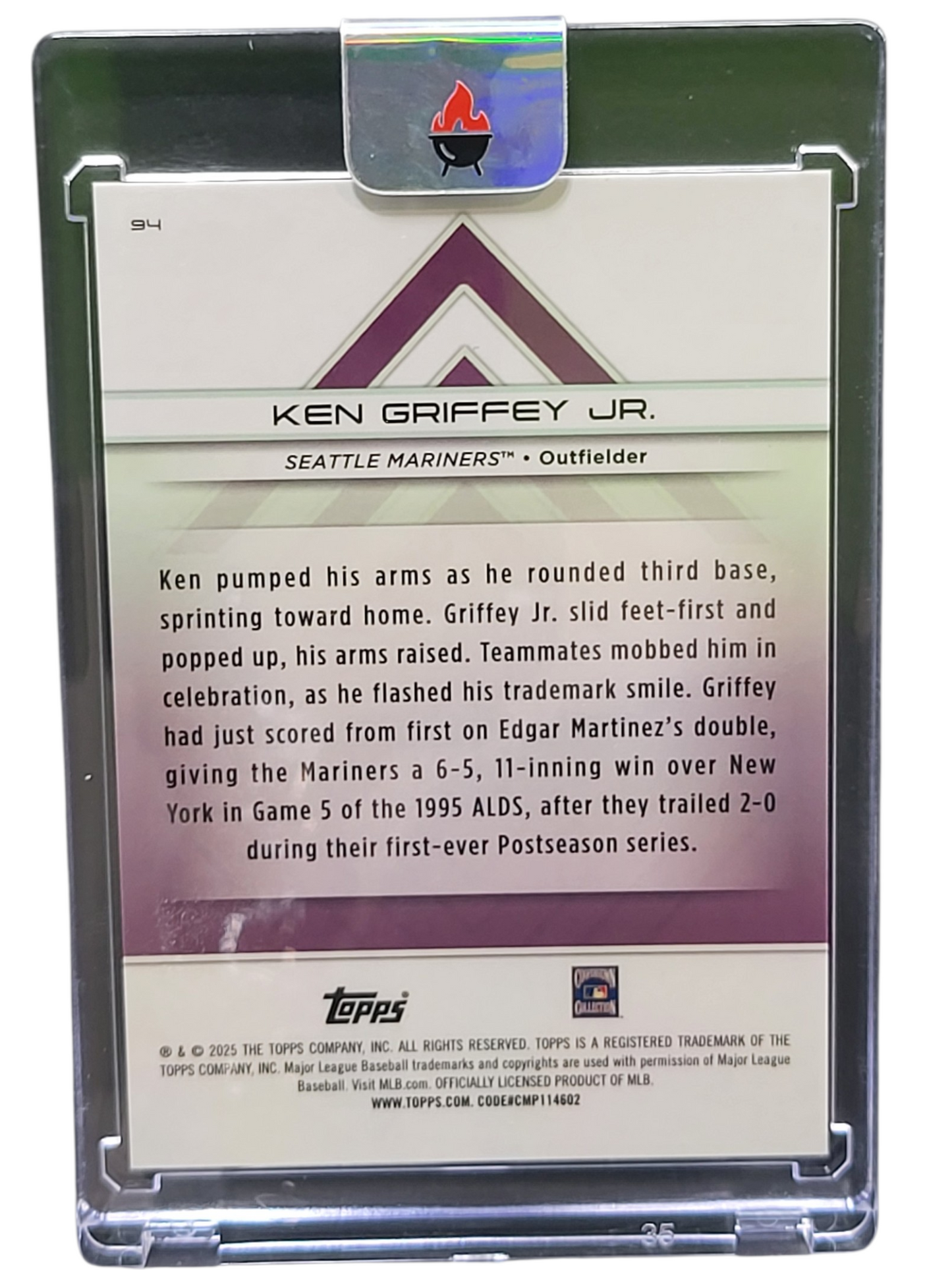 2025 Topps Tribute Ken Griffey Jr. #94 Orange 16/25