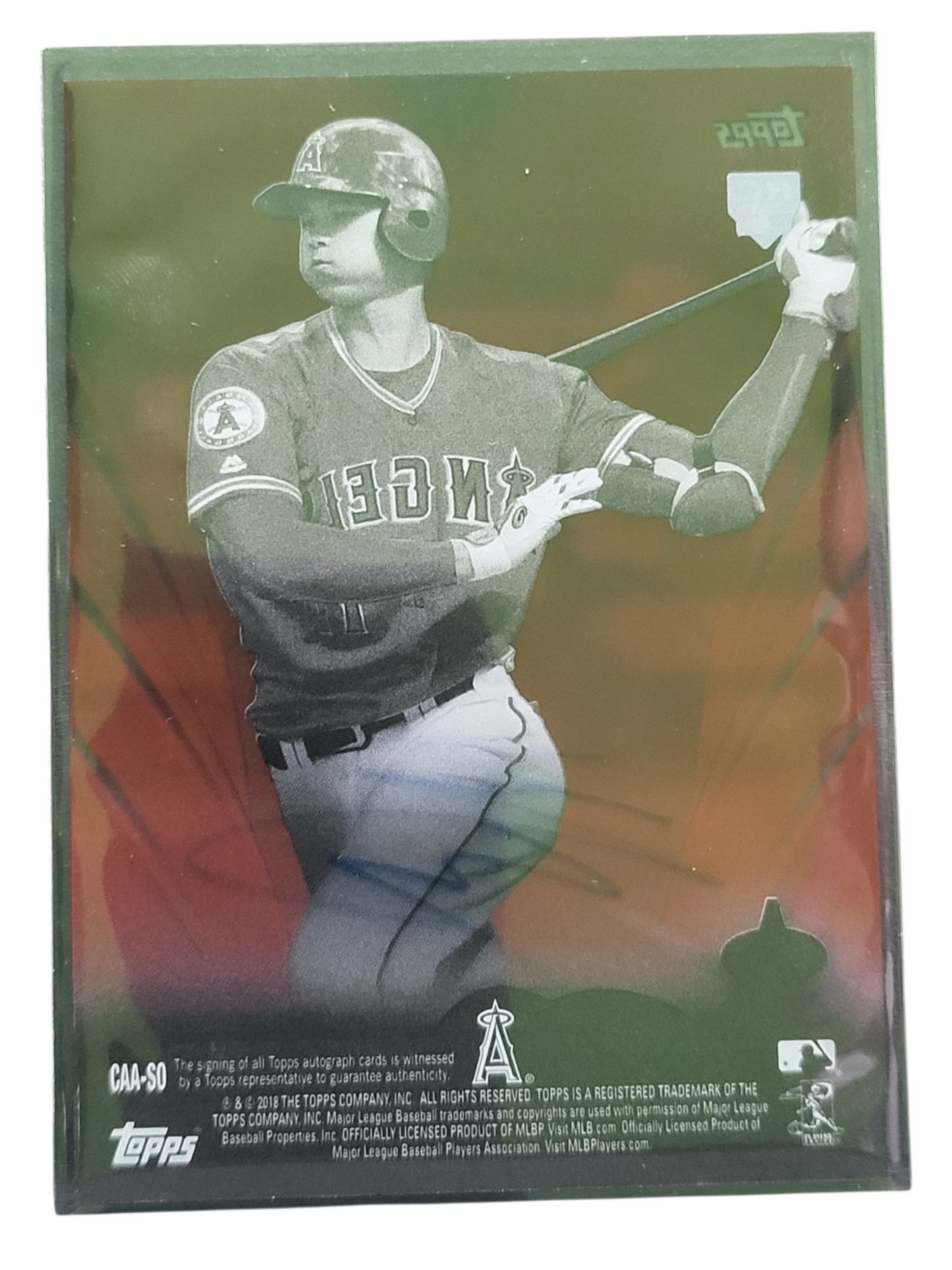 2018 Topps Chrome Shohei Ohtani #CAA-SO RC 34/50
