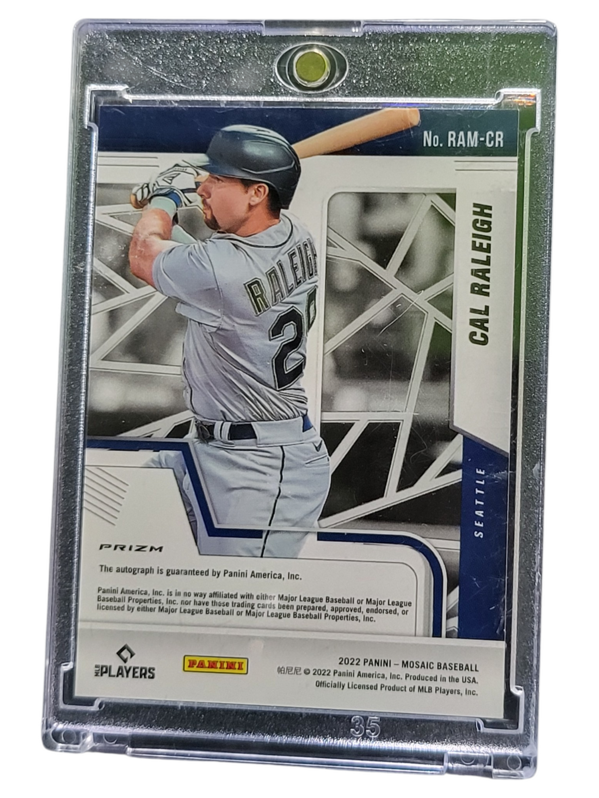 2022 Panini Mosaic Prizm Baseball Cal Raleigh #RAM-CR RC