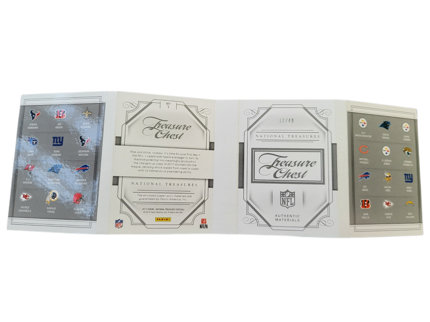 2017 Panini National Treasures Treasure Chest Patrick Mahomes II #TC-1