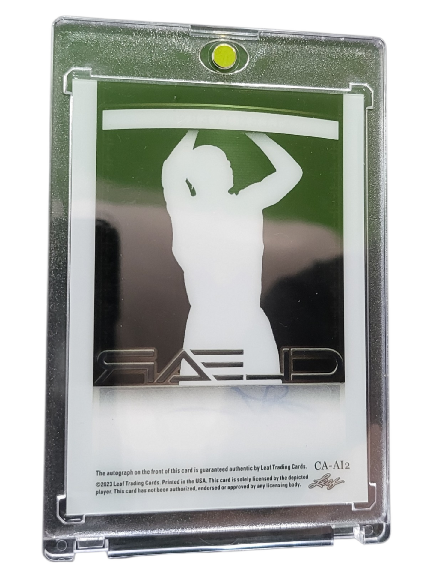 2023 Leaf Trinity Clear Allen Iverson #CA-AI2 1/1