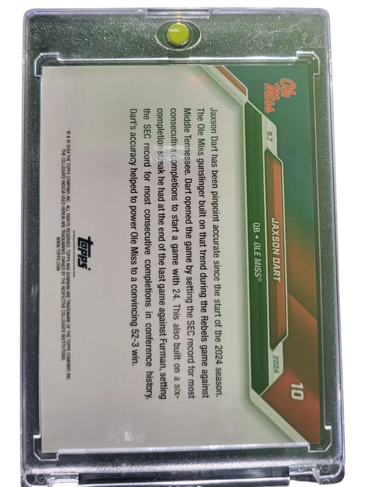 2024 Bowman Now Jaxson Dart #10 4/5