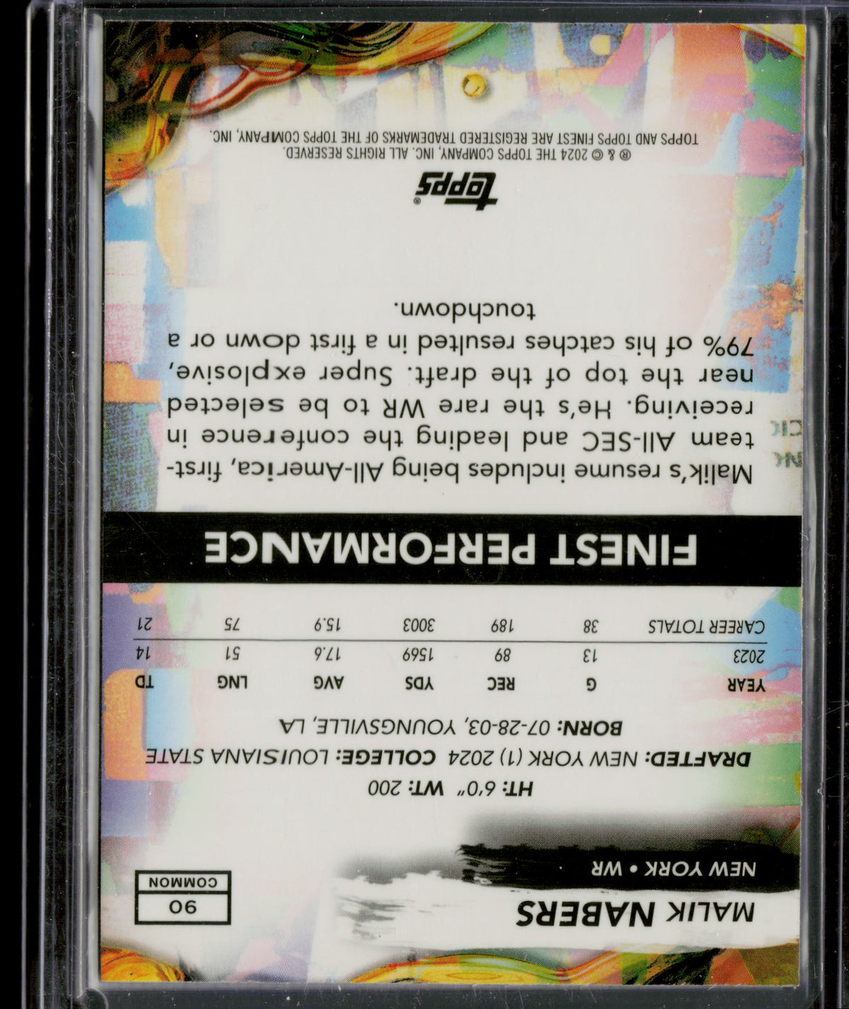 2024 Panini Certified Tyler Nubin Red RC 056/150