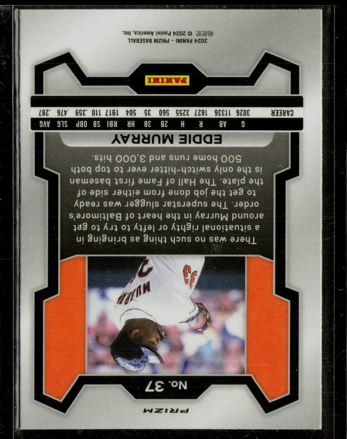 2024 Panini Prizm Baseball Eddie Murray #37 Snakeskin