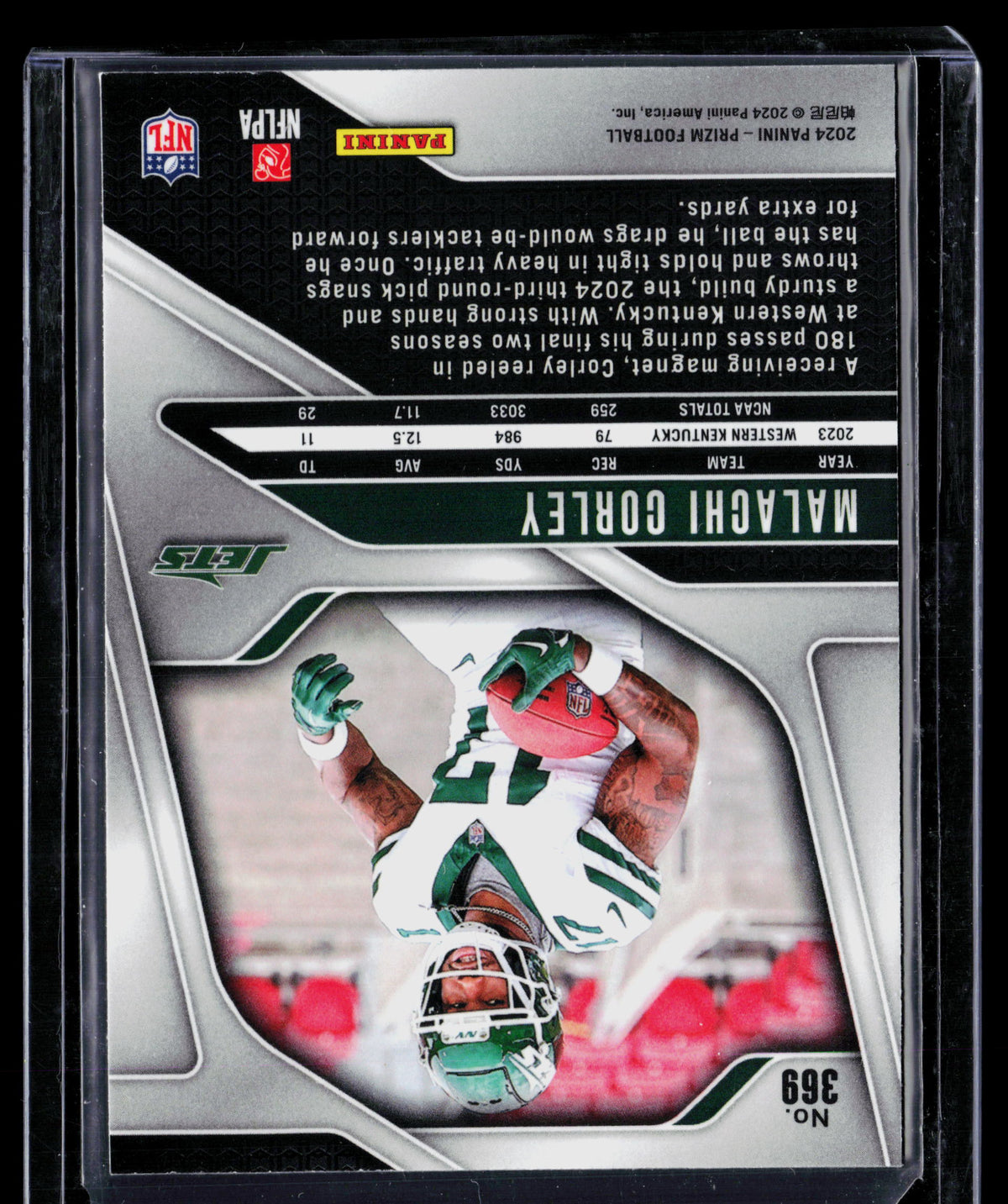 2024 Panini Prizm Malachi Corley #369 RC