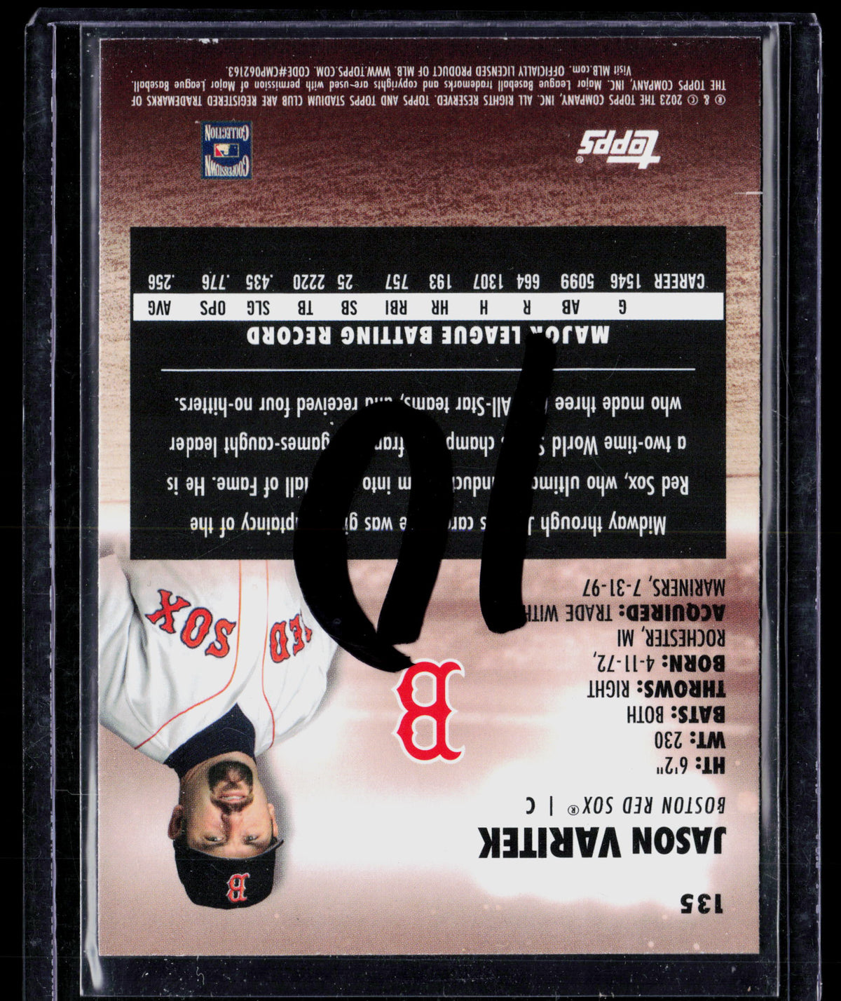 2023 Topps Stadium Club Jason Varitek #135