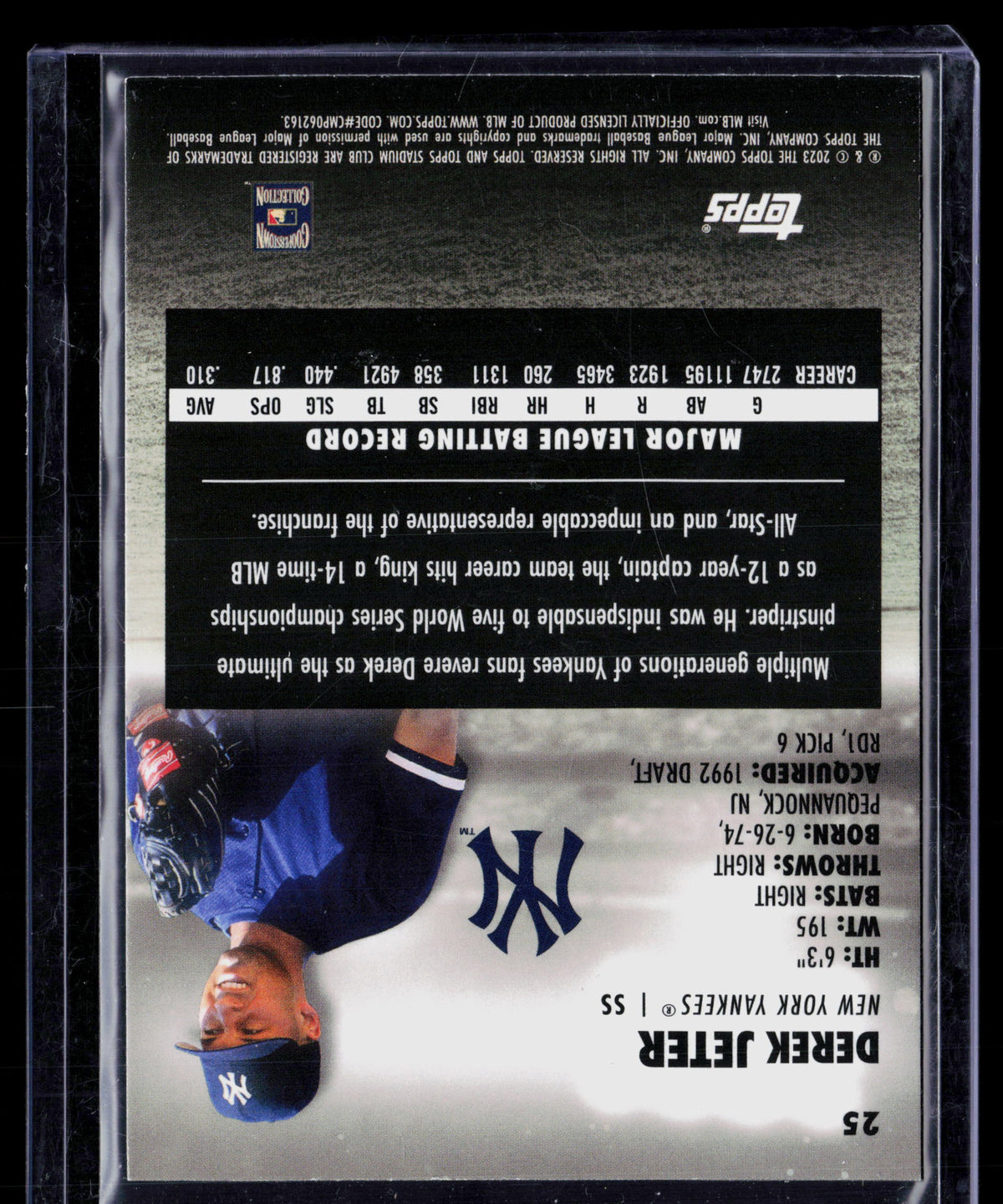 2023 Topps Stadium Club Derek Jeter #25