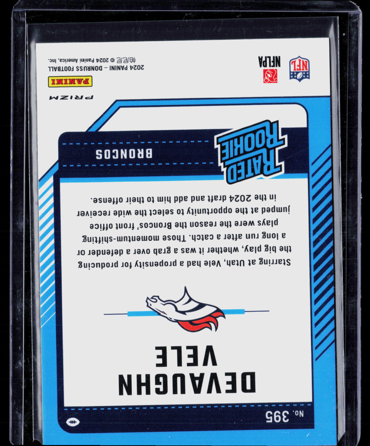 2024 Panini Donruss Optic Devaughn Vele #395 Red