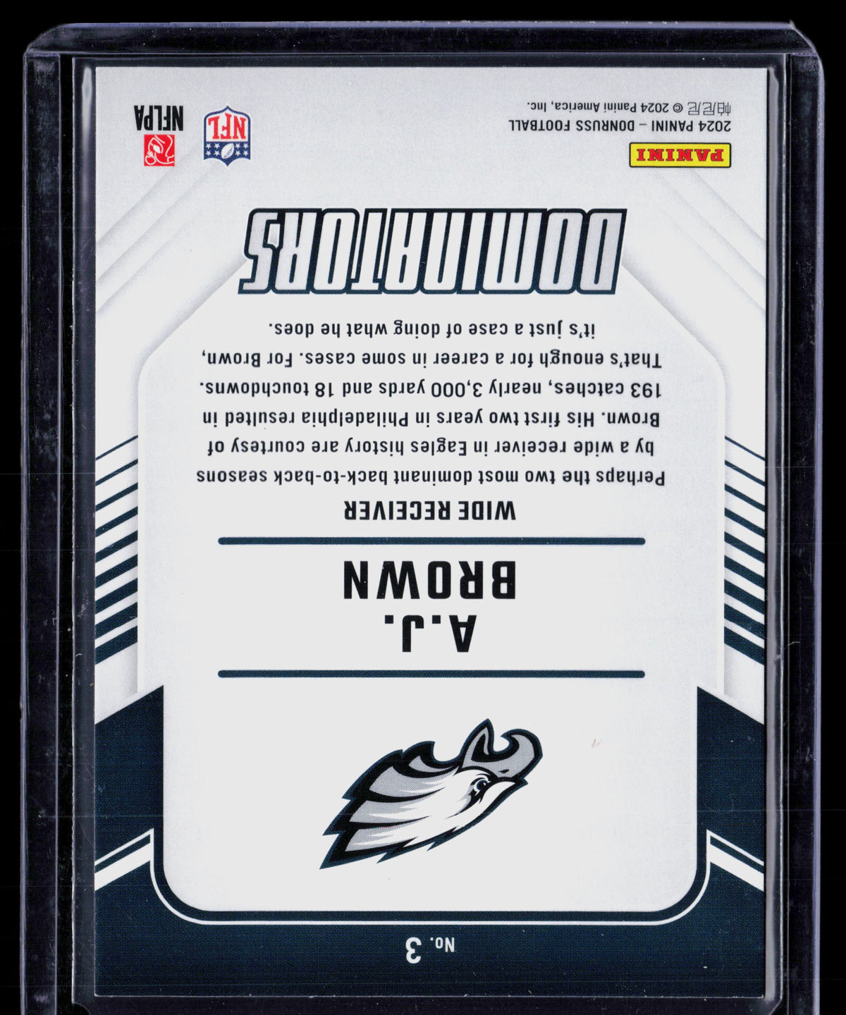 2024 Donruss Dominators A.J. Brown #3