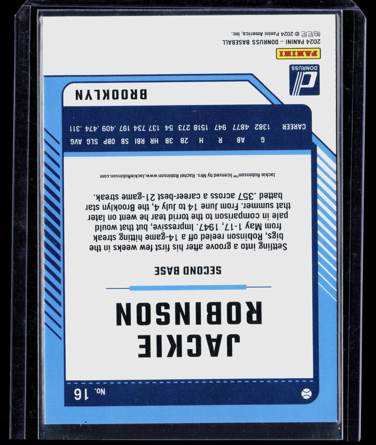 2024 Donruss Jackie Robinson #16 Green