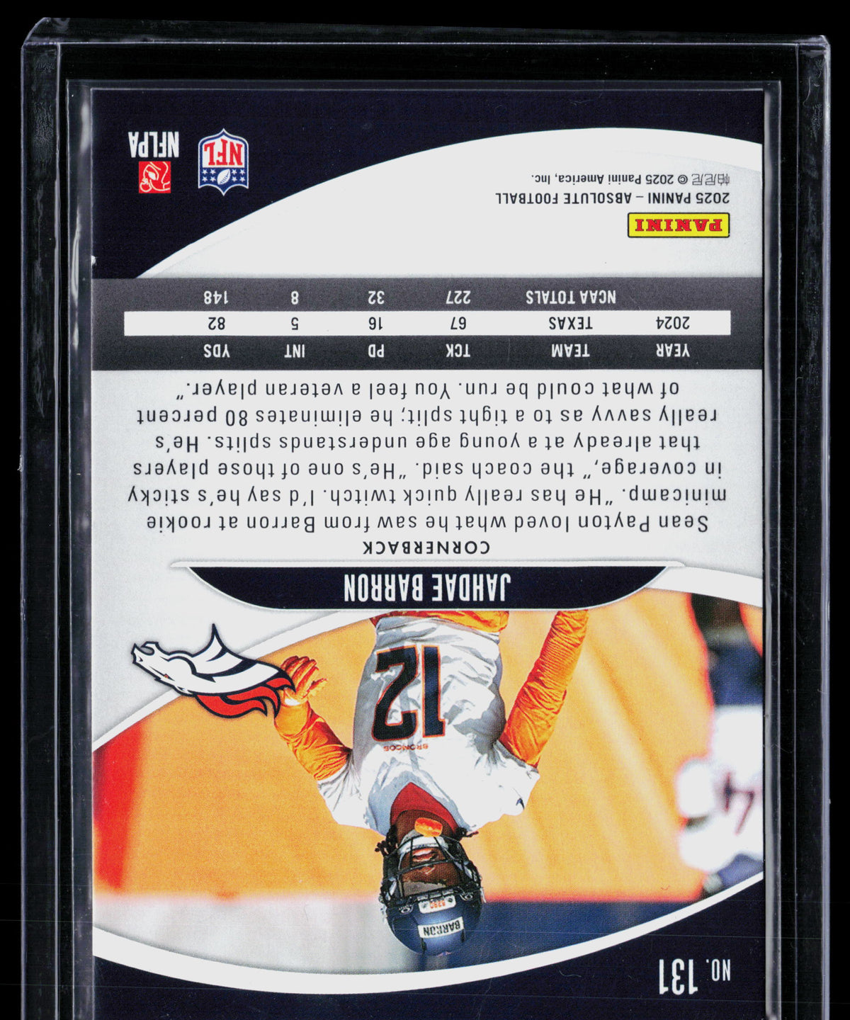 2025 Panini Absolute Jahdae Barron #131
