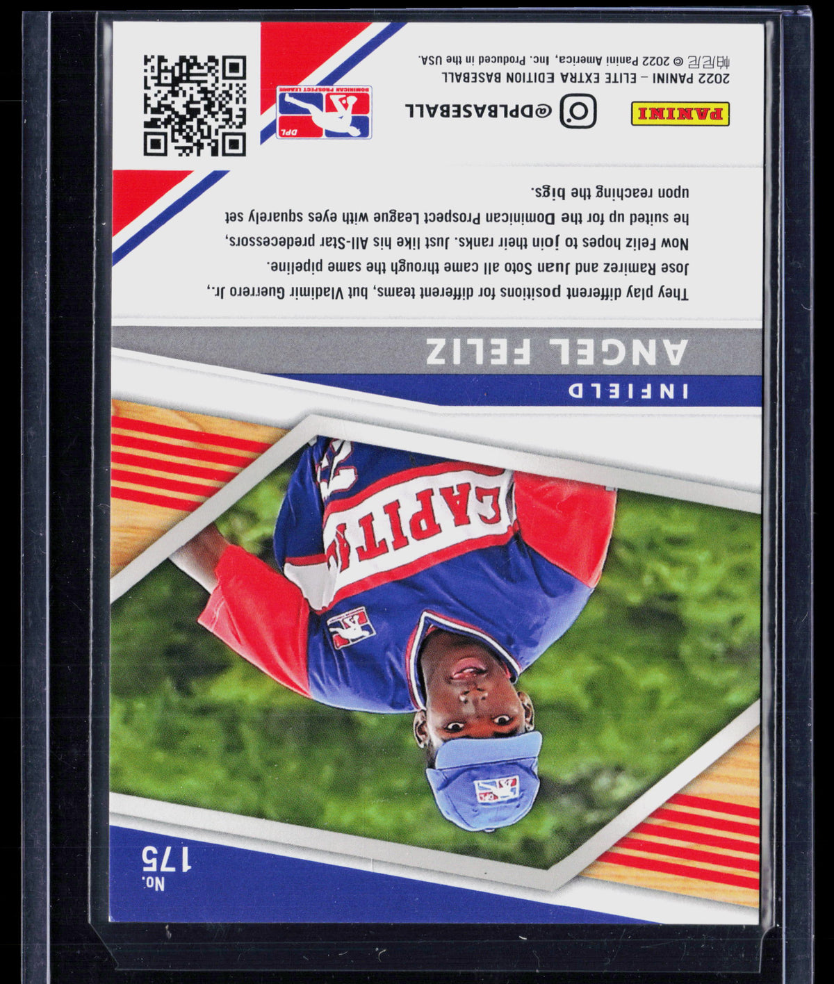 2022 Panini Elite Extra Edition Angel Feliz #175 Prime Numbers