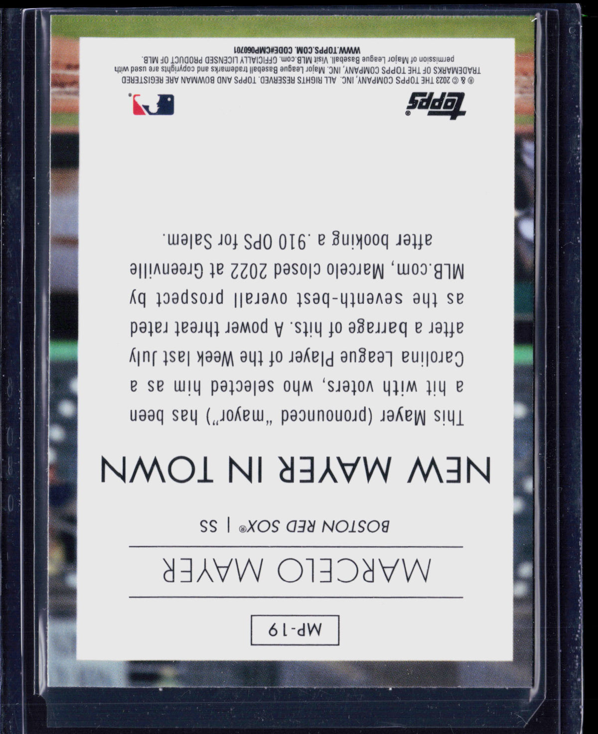 2023 Bowman Modern Prospects Marcelo Mayer #MP-19
