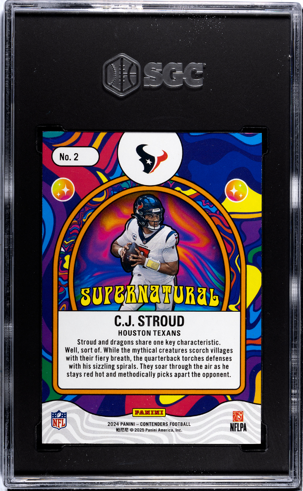 2024 Panini Contenders CJ Stroud #2 Supernatural SGC 9