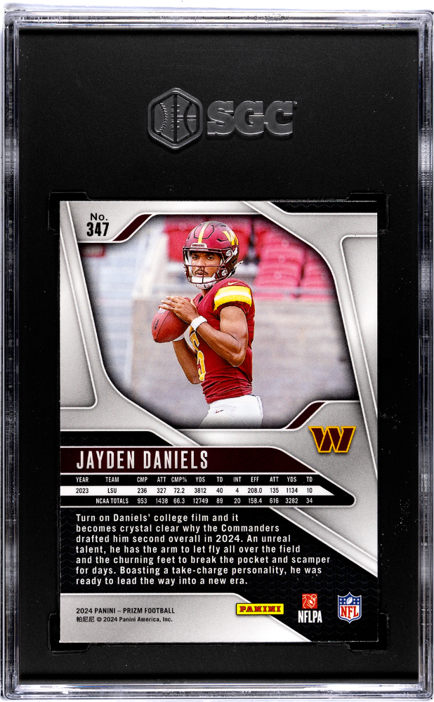 2024 Panini Prizm Jayden Daniels #347 SGC 9.5