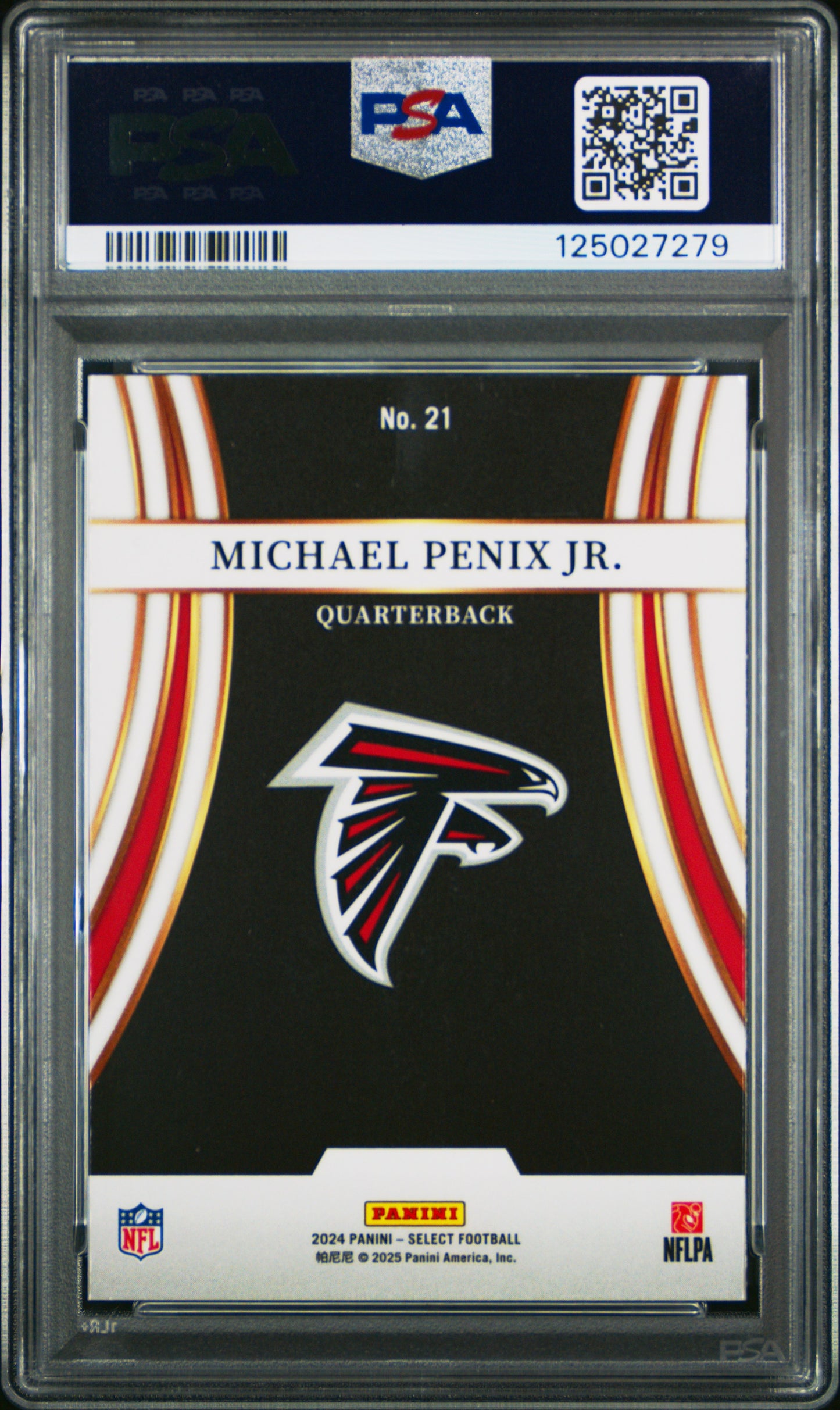2024 Panini Select Turbocharged Michael Penix JR. #21 PSA 9