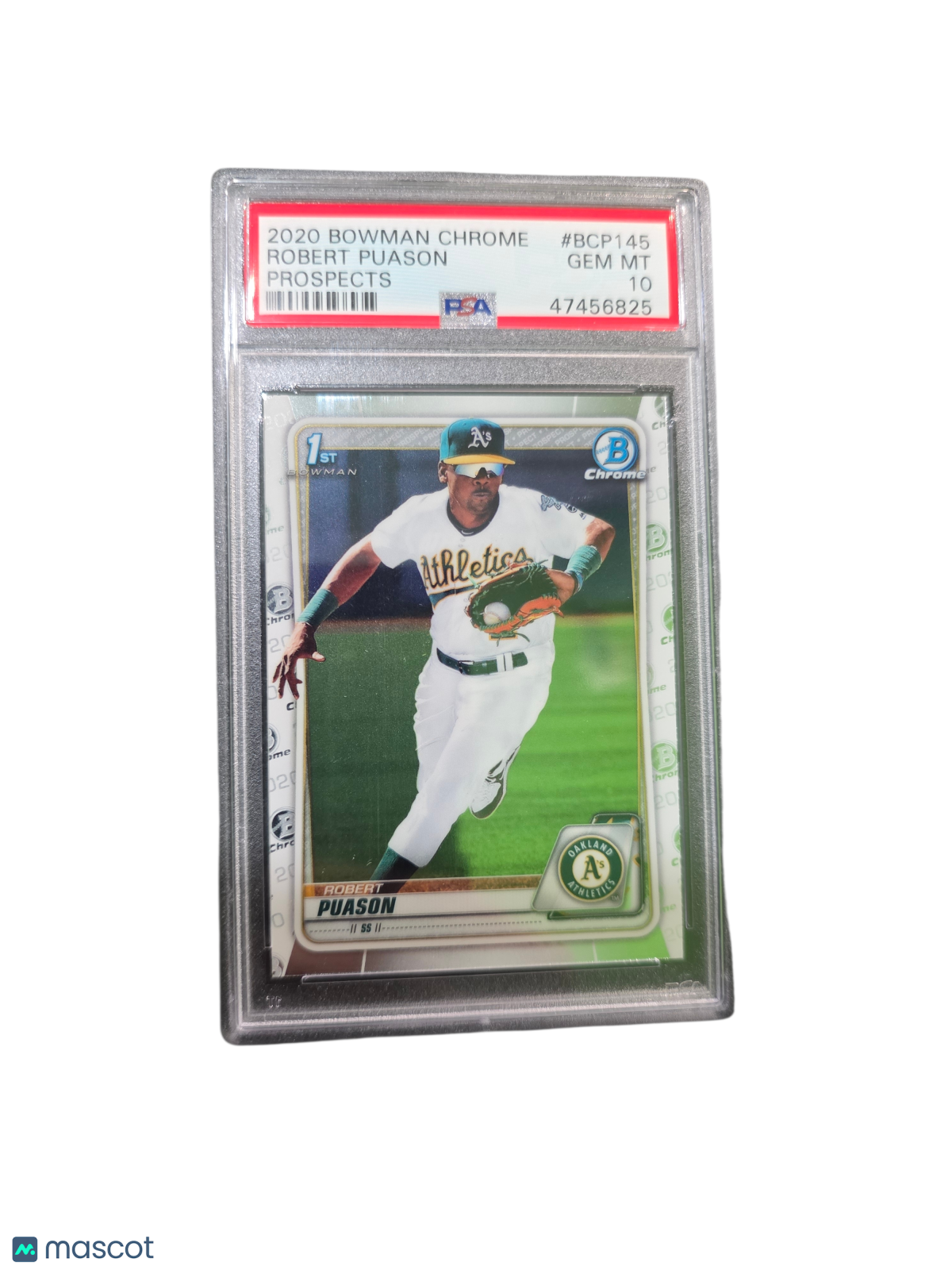 2020 Bowman Chrome Prospects Robert Puason #BCP145 PSA 10