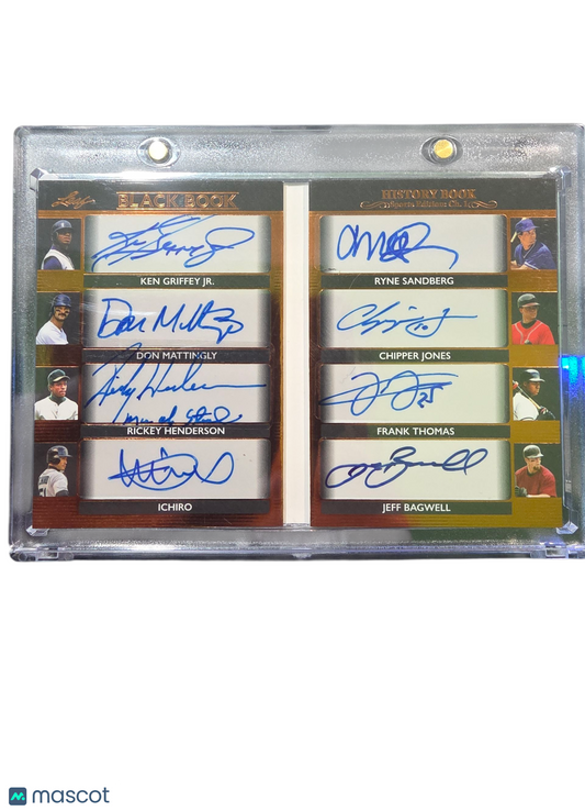Rickey Ken Griffey Bagwell Sandberg Ichiro Frank Thomas Mattingly Chipper