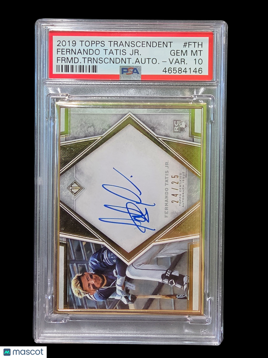 2019 Topps Transcendent Framed Auto Fernando Tatis JR.  Auto Var. PSA 10