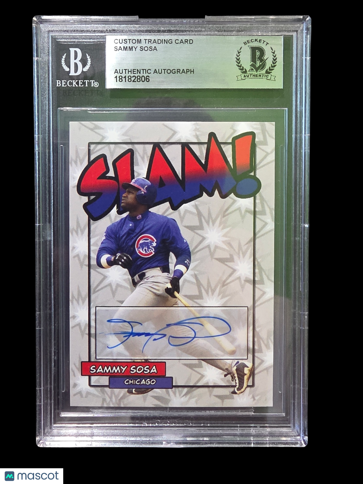 Sammy Sosa autograph Beckett certified