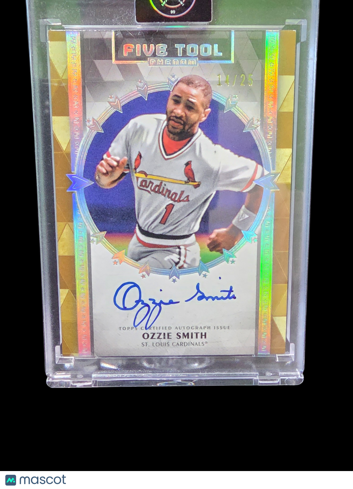 2024 Topps Five Star Five Tool Phenom Autograph Ozzie Smith #FTP-OS 14/25