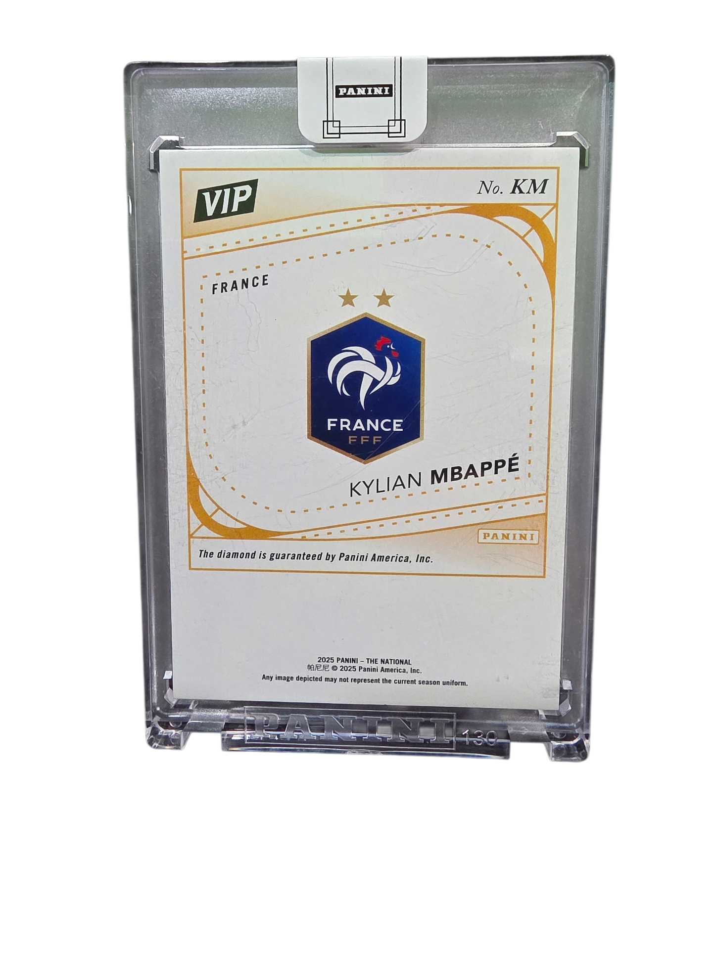 2025 Panini VIP Kylian Mbappé #KM case hit 1/1