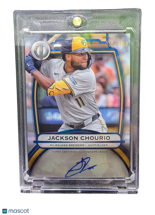 2025 Topps Tribute Baseball Jackson Chourio #TA-CHO 037/150