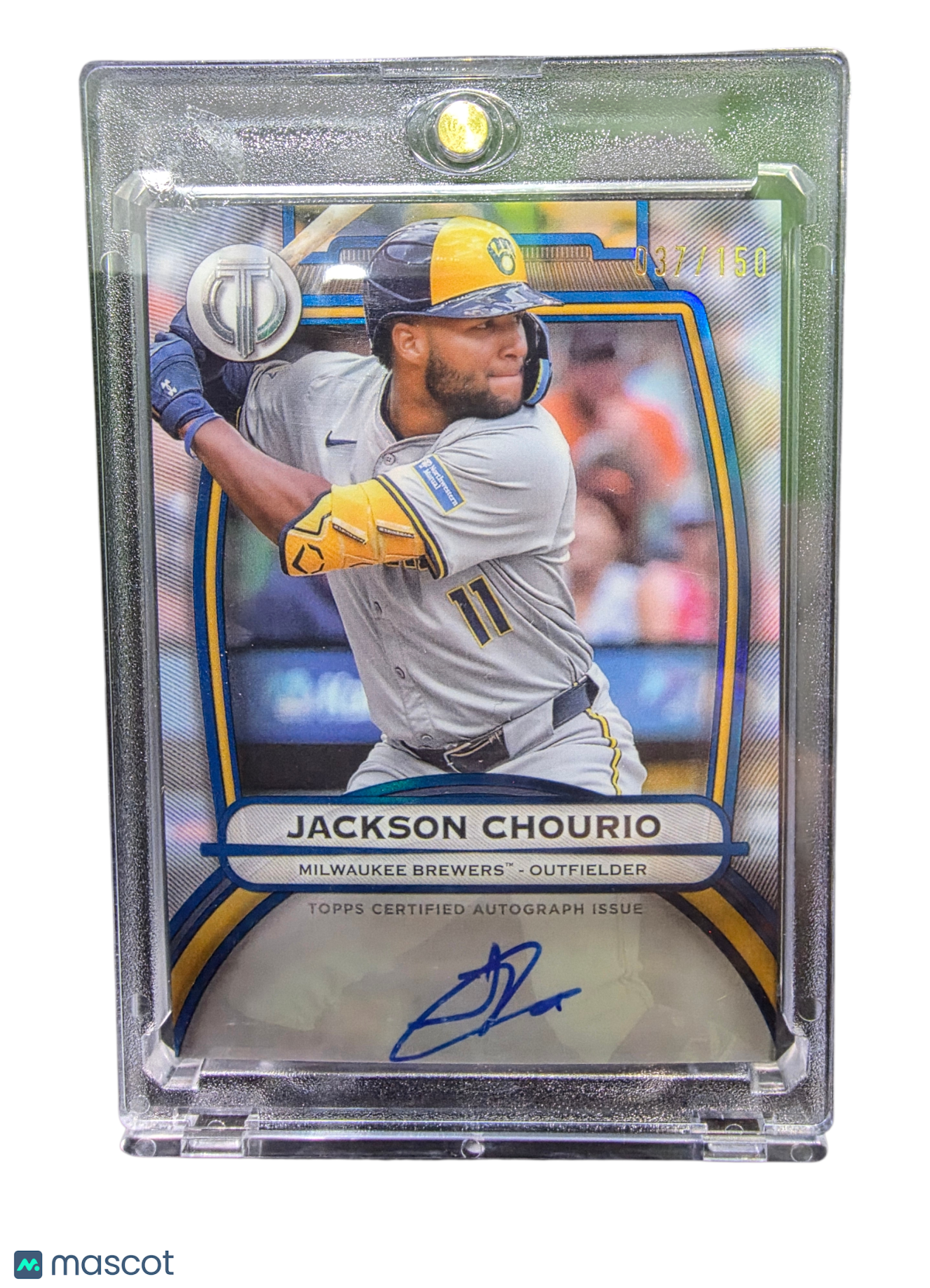 2025 Topps Tribute Baseball Jackson Chourio #TA-CHO 037/150