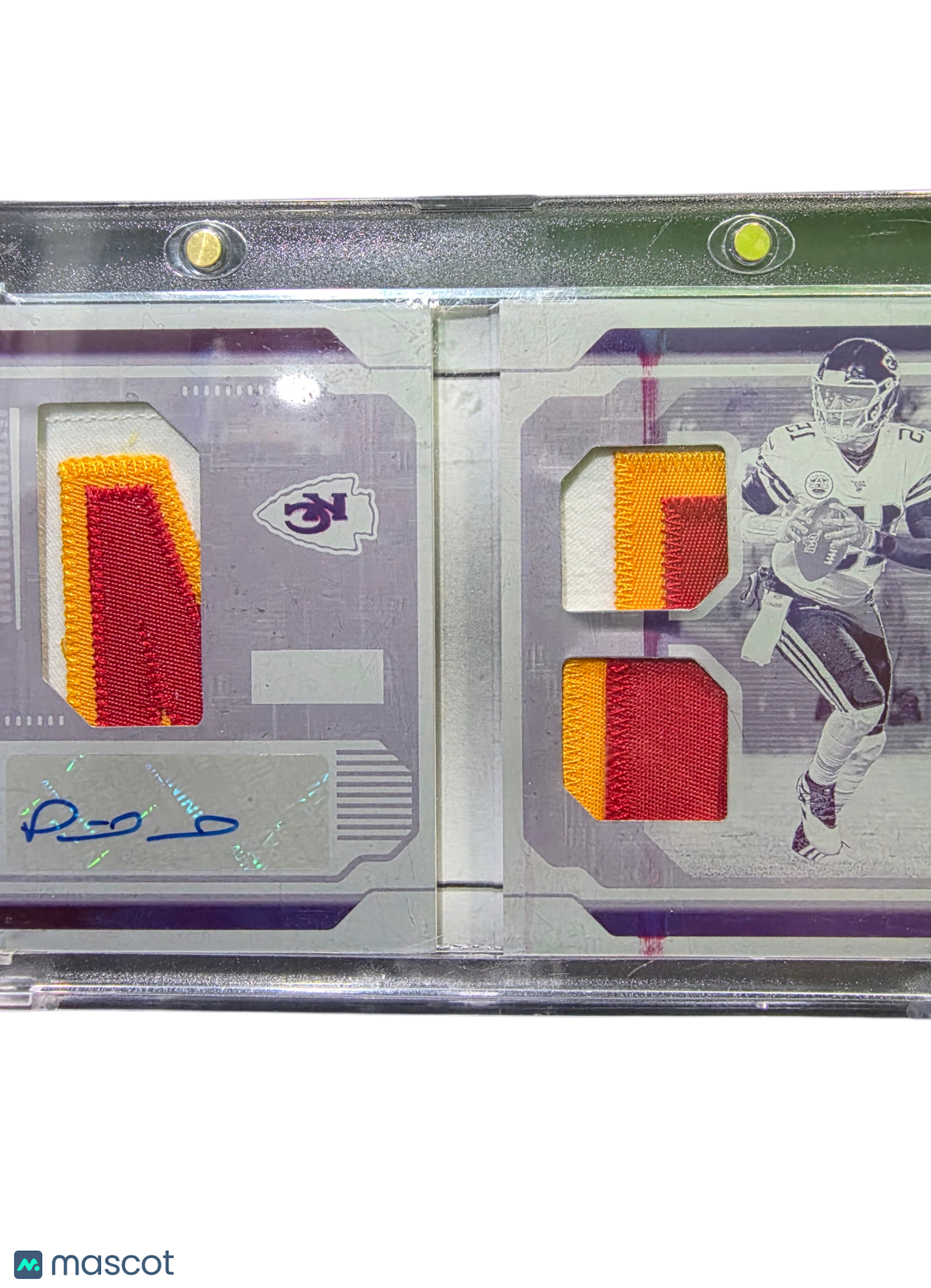 2020 Panini Playbook Material Auto 1/1 Patrick Mahomes II #PMA-PM Booklet Patch