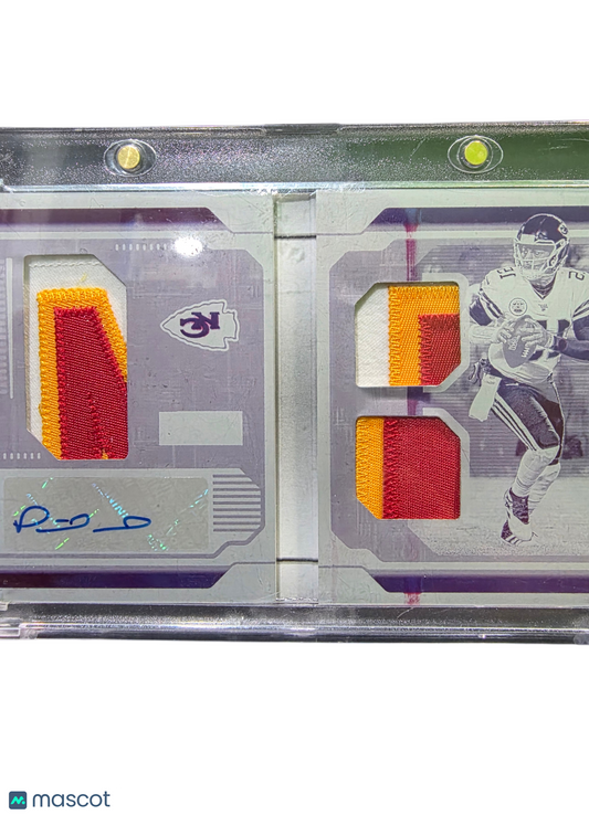 2020 Panini Playbook Material Auto 1/1 Patrick Mahomes II #PMA-PM Booklet Patch