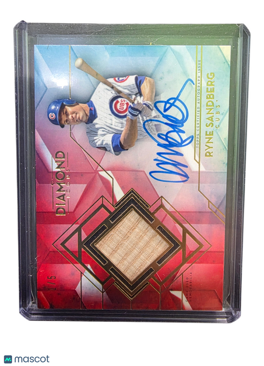 2020 Topps Diamond Icons Baseball Ryne Sandberg Red / 5 Relic