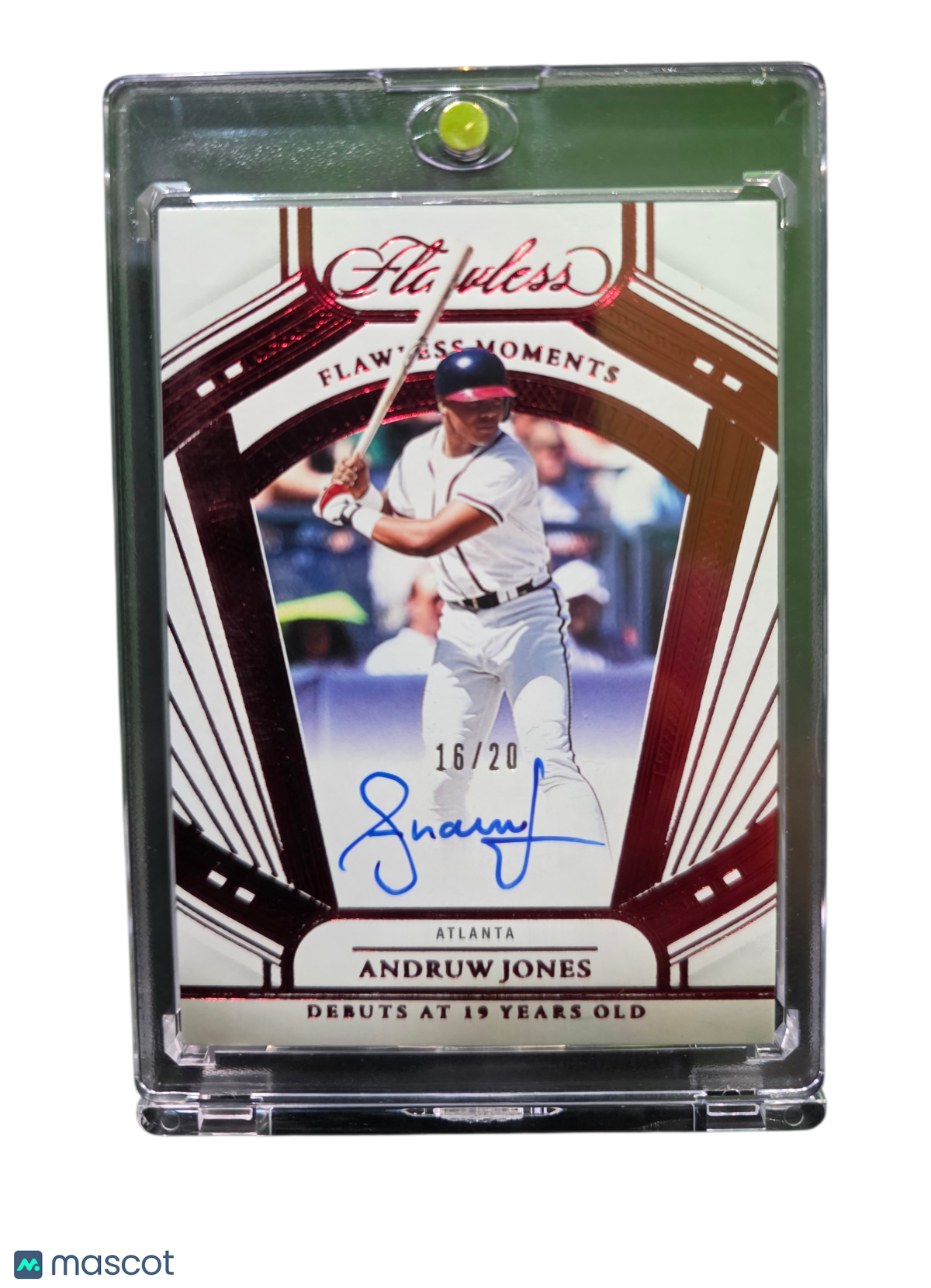 2024 Panini Flawless Baseball Andruw Jones #FMR-AJ 16/20